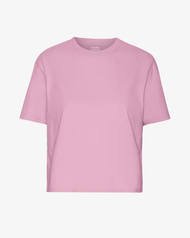 Organic Boxy Crop Tee - Cherry Blossom sold by Colorful Standard