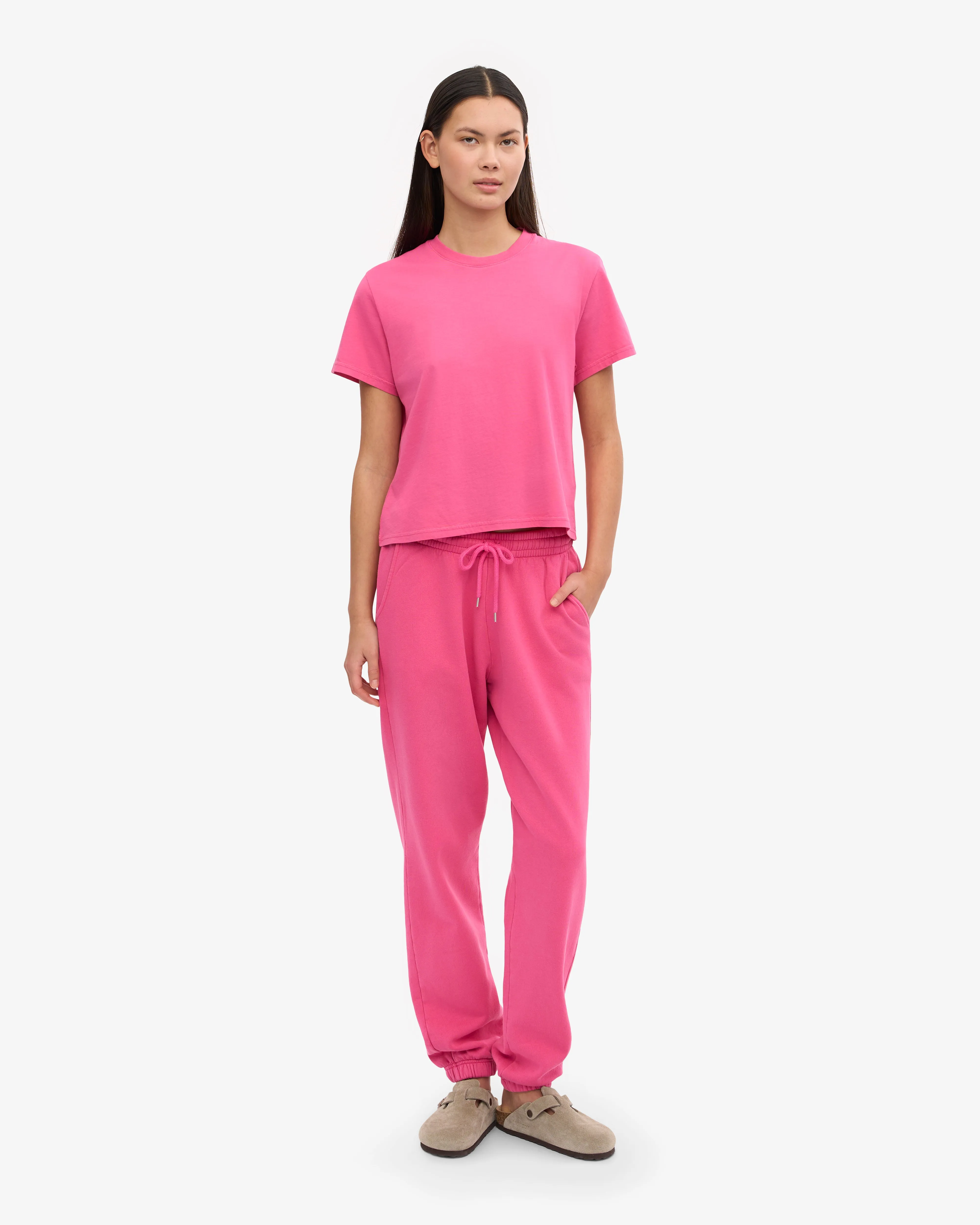 Organic Boxy Crop Tee - Bubblegum Pink sold by Colorful Standard product image thumbnail 5