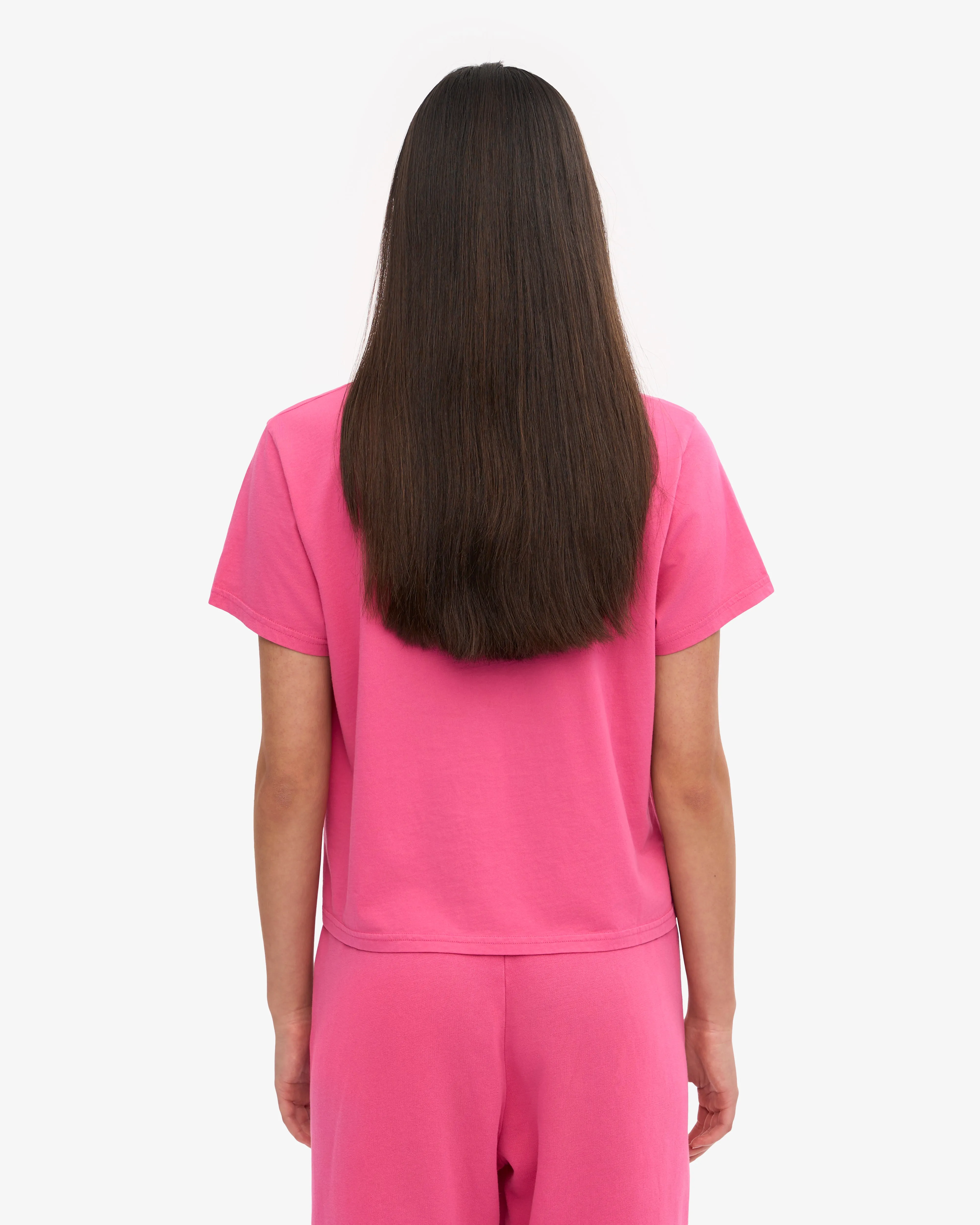 Organic Boxy Crop Tee - Bubblegum Pink sold by Colorful Standard product image thumbnail 4