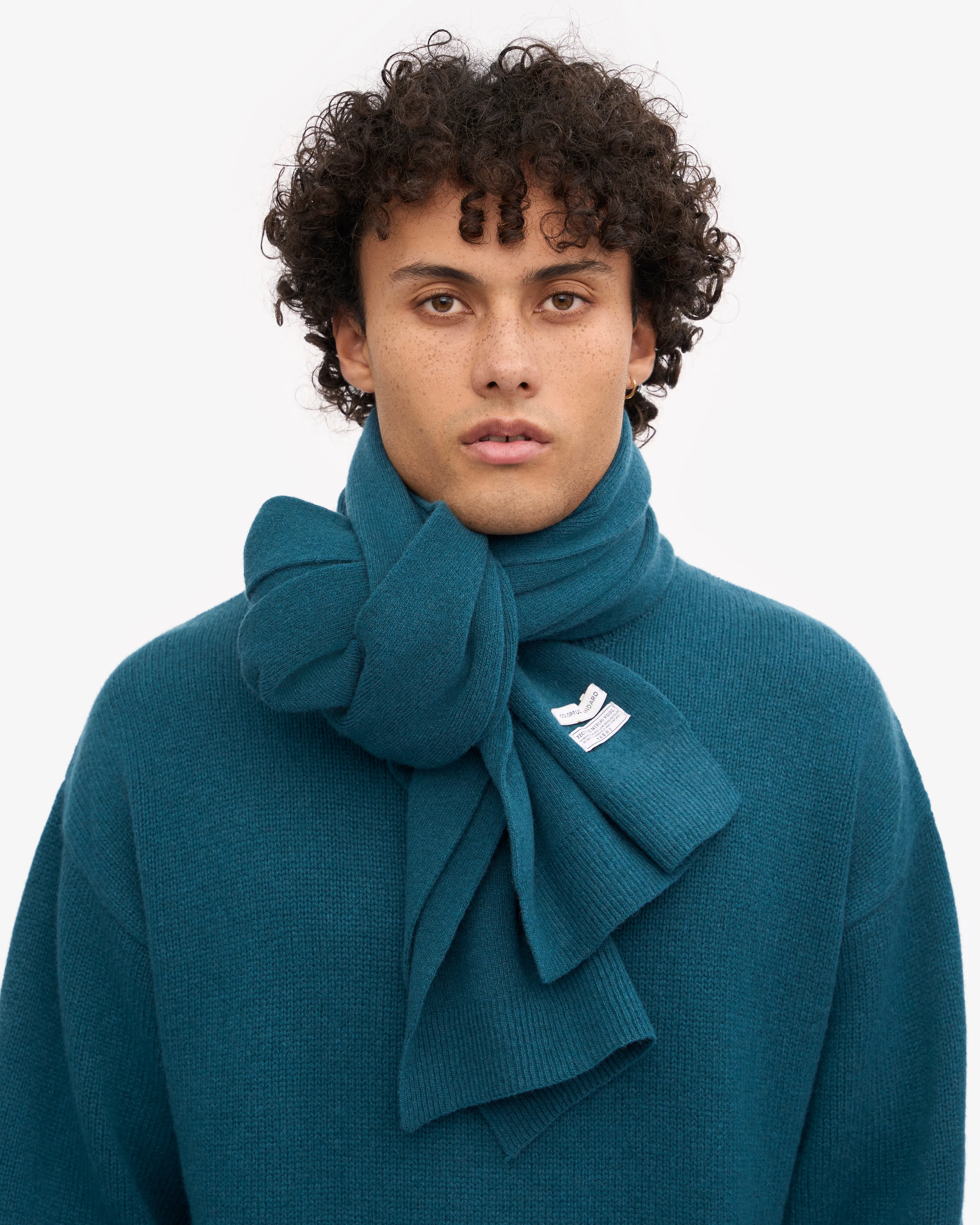 Merino Wool Scarf - Ocean Green sold by Colorful Standard product image thumbnail 4