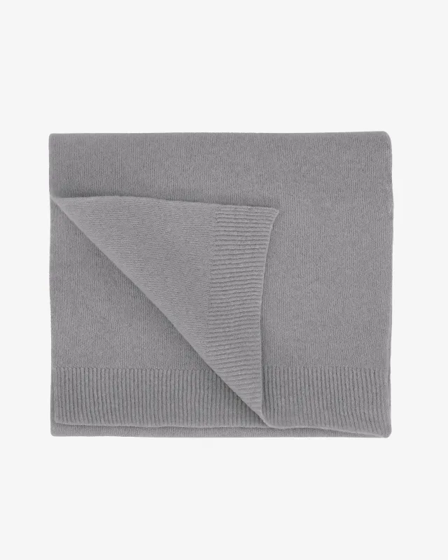 Merino Wool Scarf - Heather Grey made by Colorful Standard