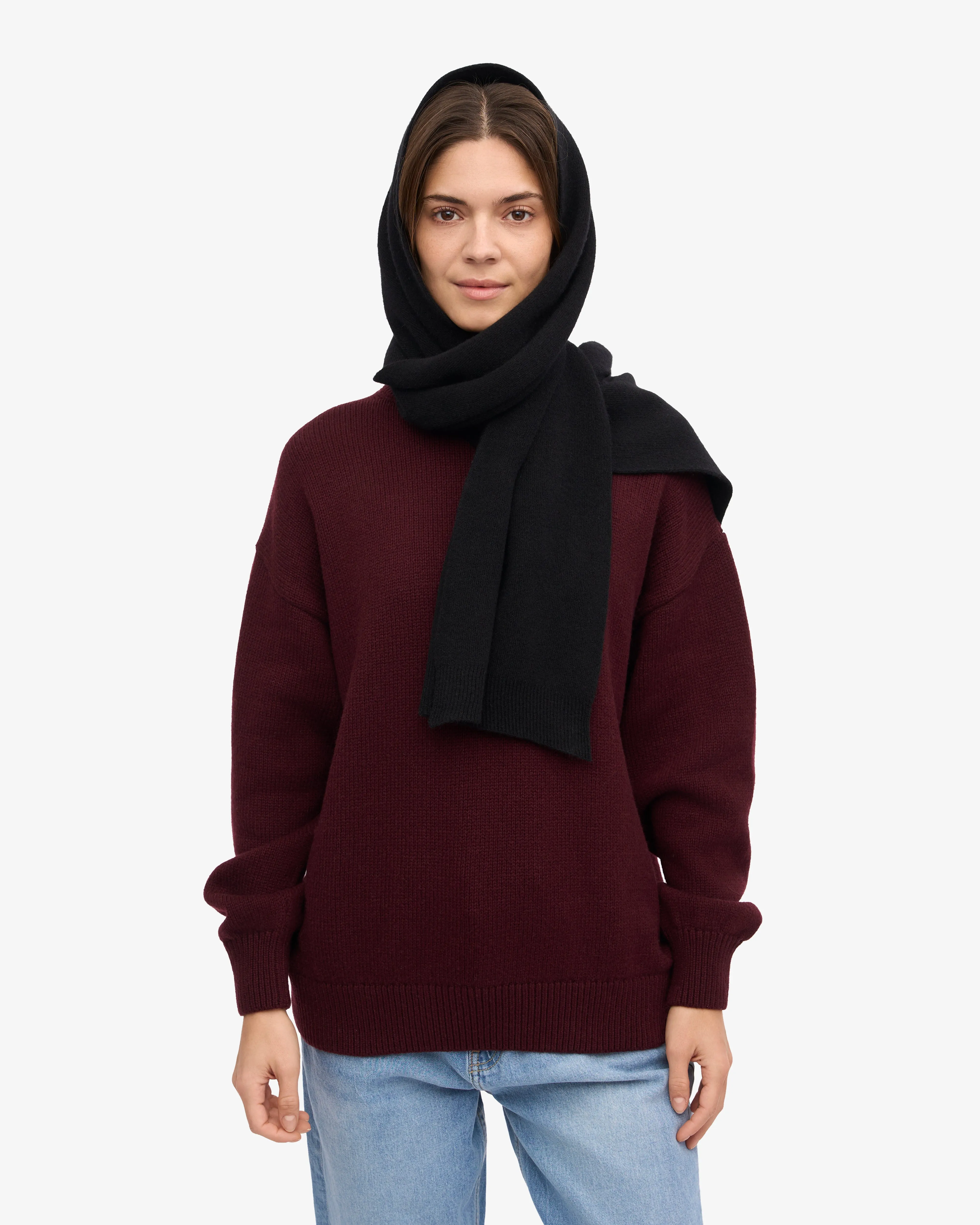 Merino Wool Scarf - Deep Black sold by Colorful Standard product image thumbnail 2