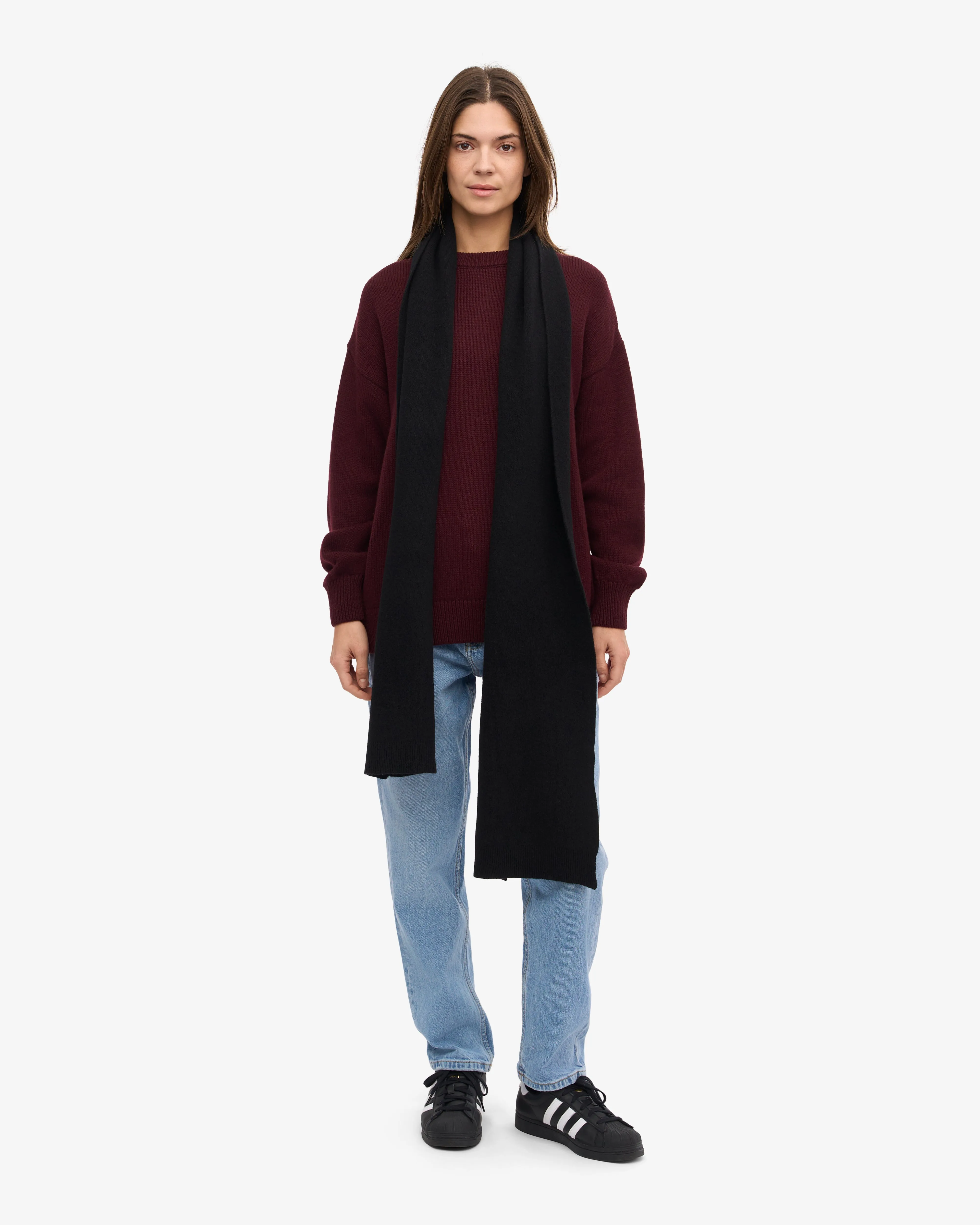 Merino Wool Scarf - Deep Black sold by Colorful Standard product image thumbnail 3