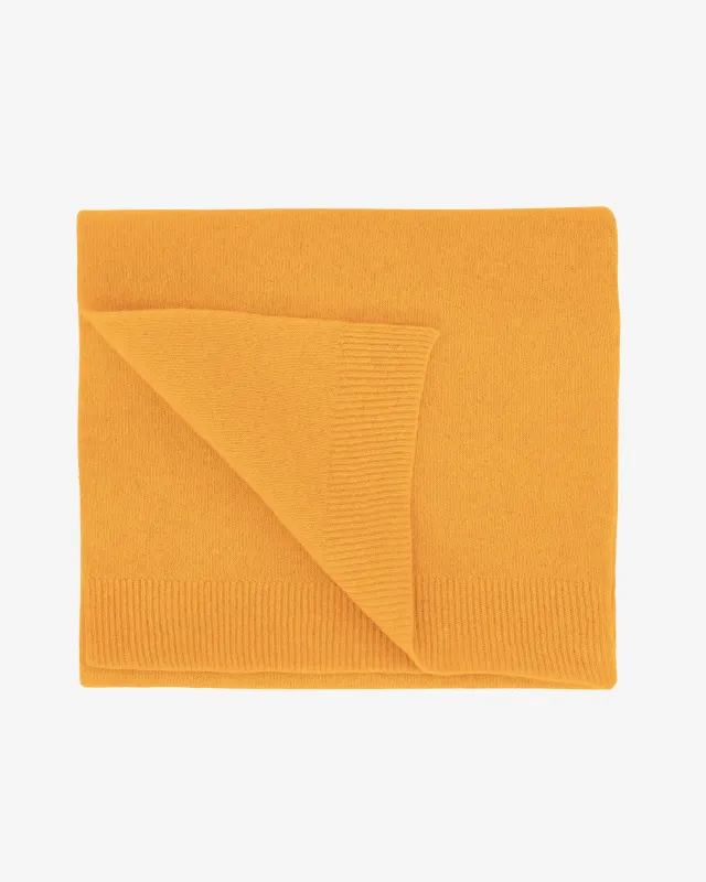 Merino Wool Scarf - Burned Yellow sold by Colorful Standard