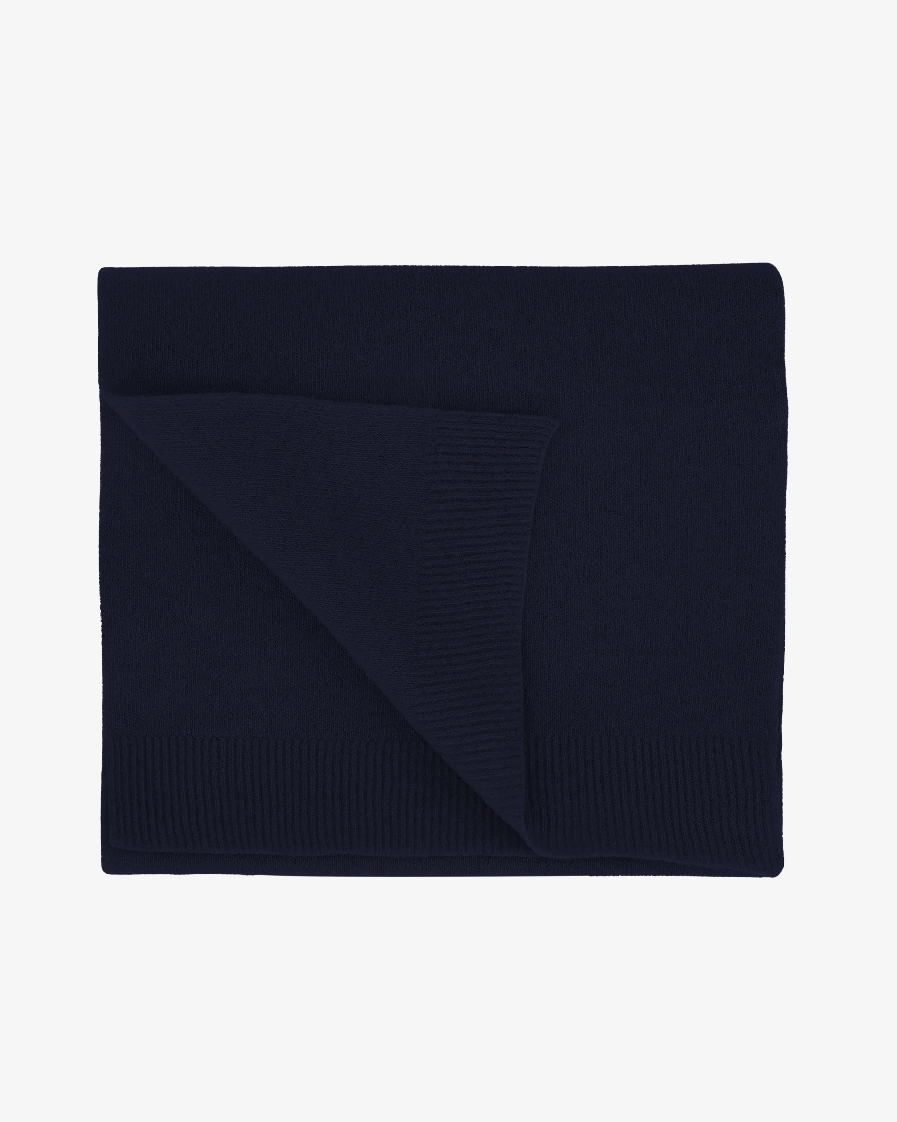 Merino Wool Scarf - Navy Blue sold by Colorful Standard
