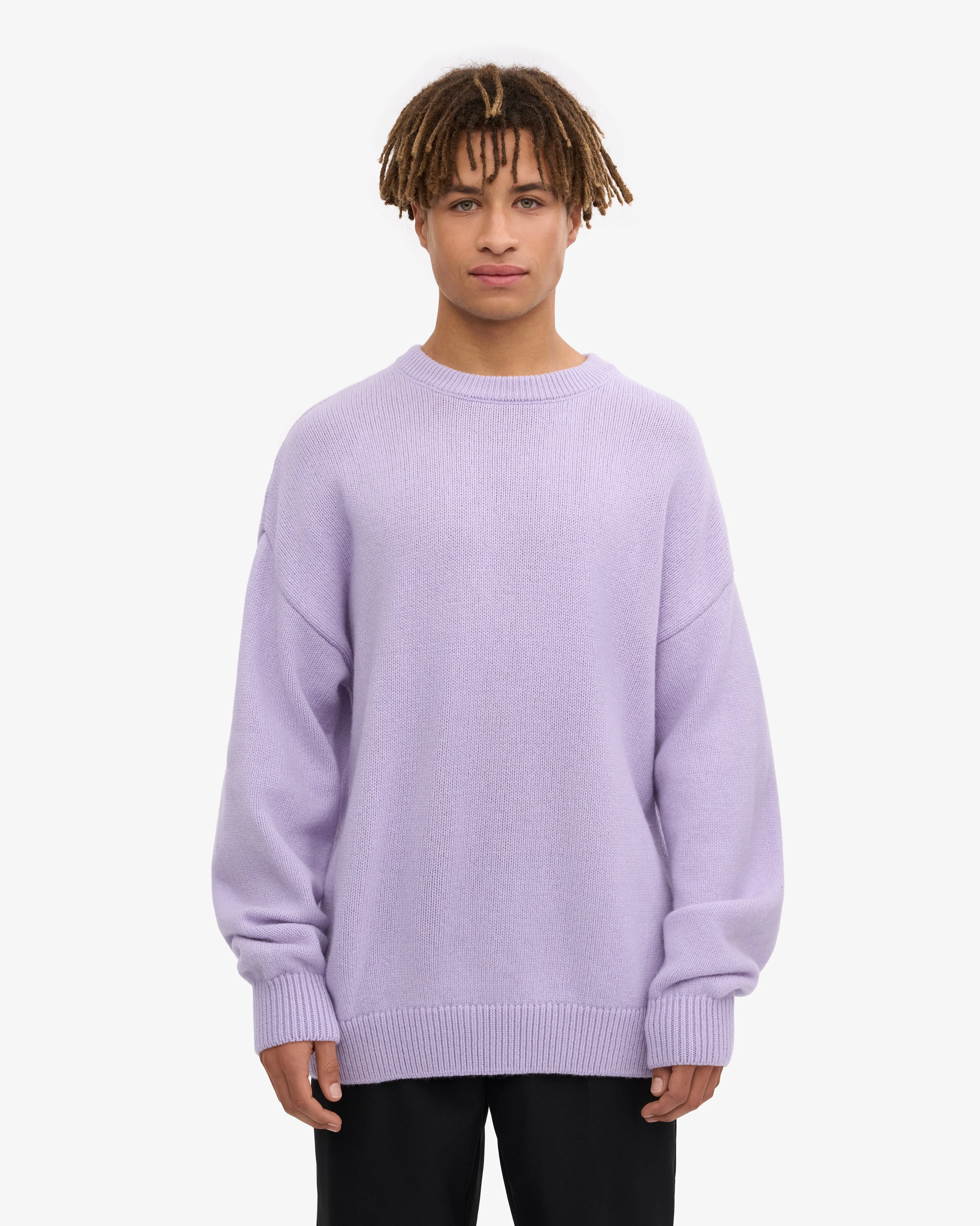 Oversized Merino Wool Crew - Soft Lavender sold by Colorful Standard product image thumbnail 2
