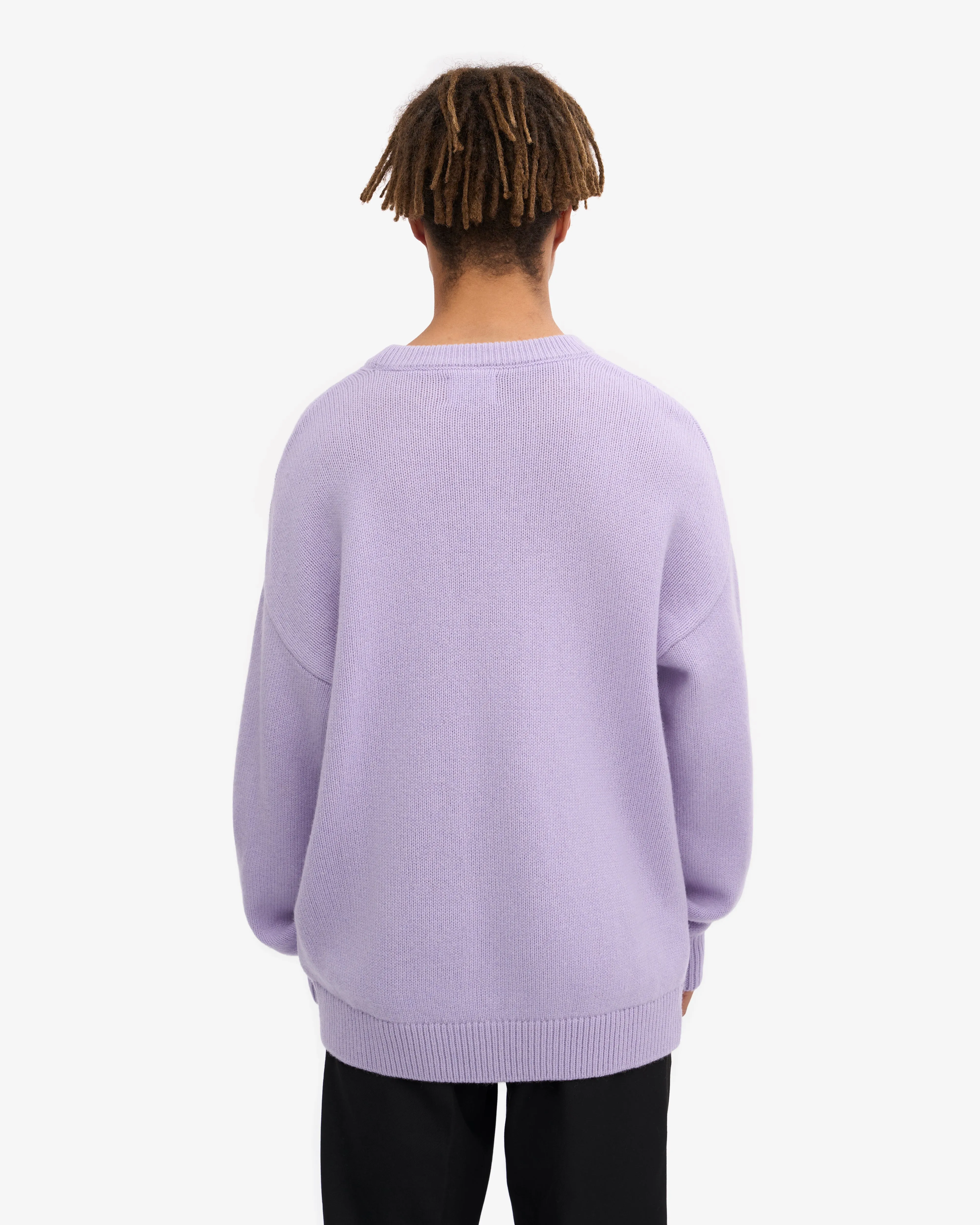 Oversized Merino Wool Crew - Soft Lavender sold by Colorful Standard product image thumbnail 4