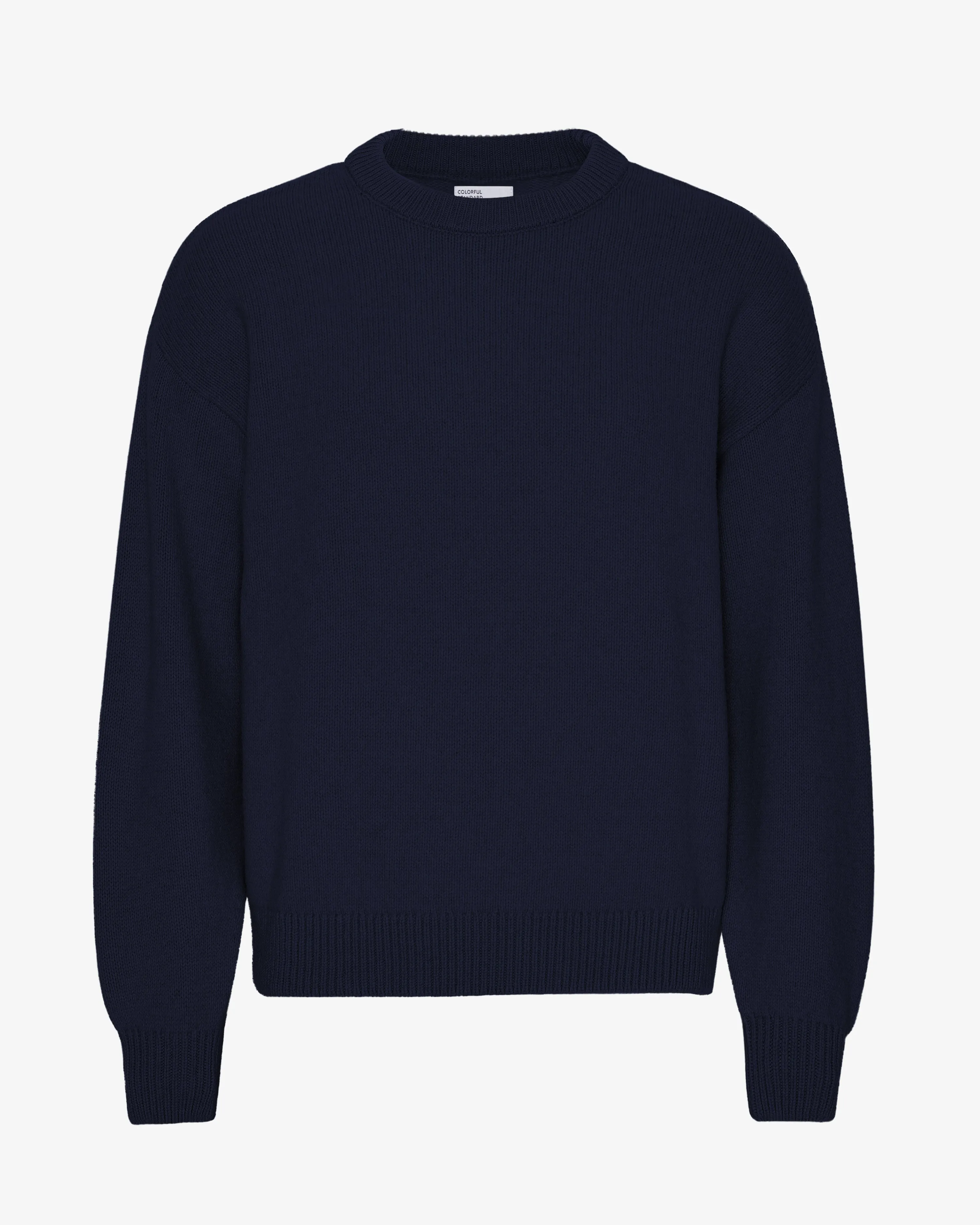 Oversized Merino Wool Crew - Navy Blue sold by Colorful Standard