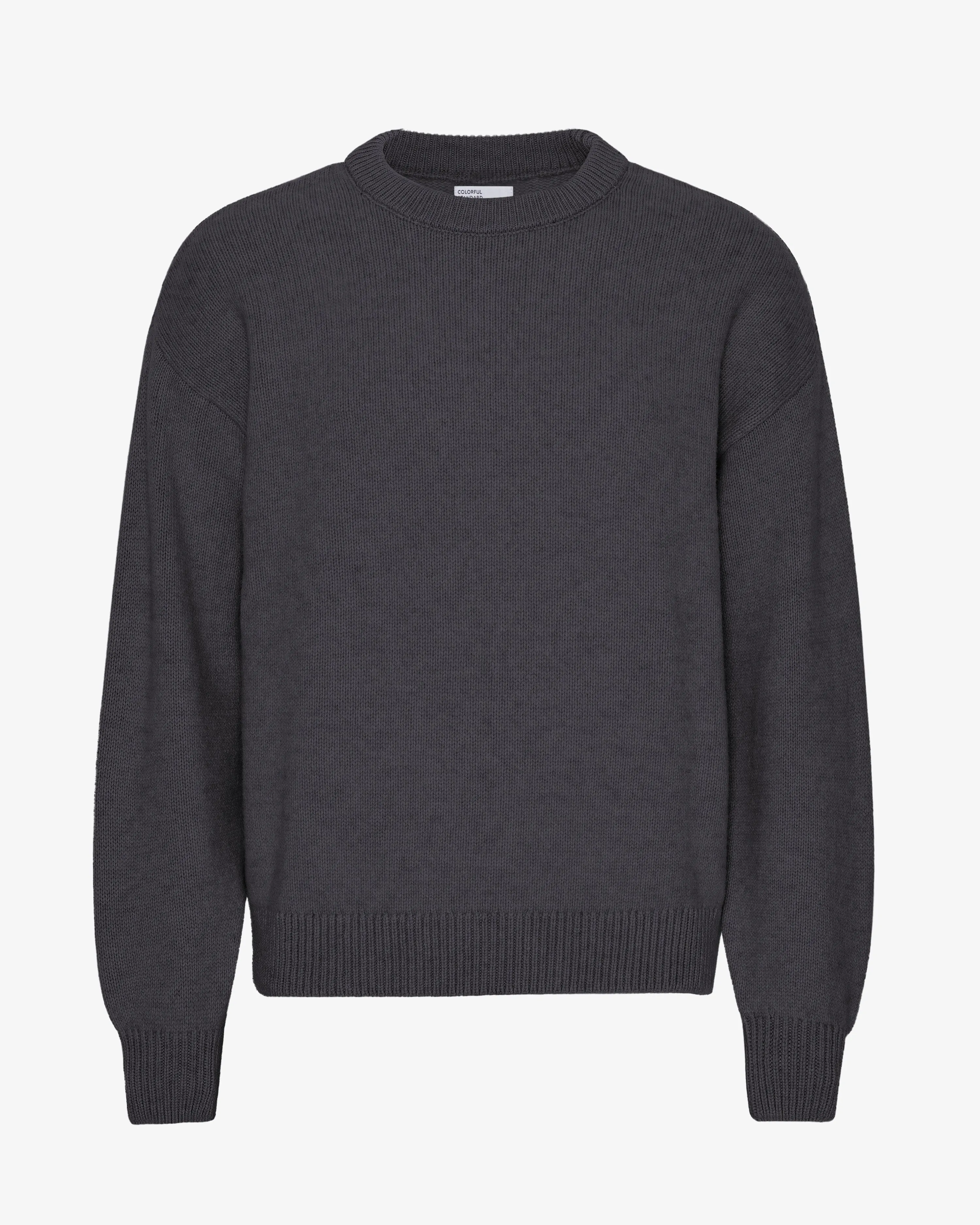 Oversized Merino Wool Crew - Lava Grey sold by Colorful Standard