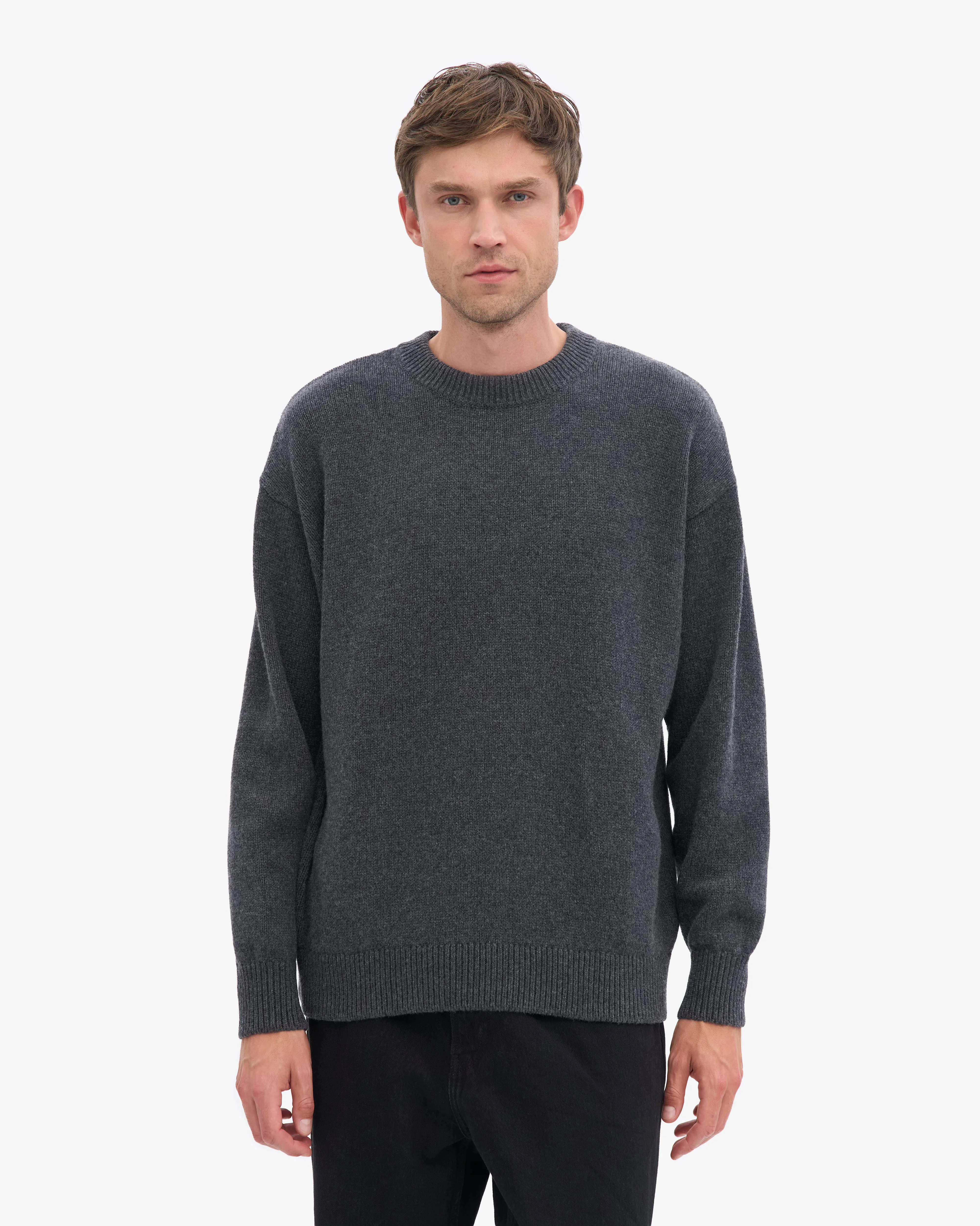 Oversized Merino Wool Crew - Lava Grey sold by Colorful Standard product image thumbnail 2