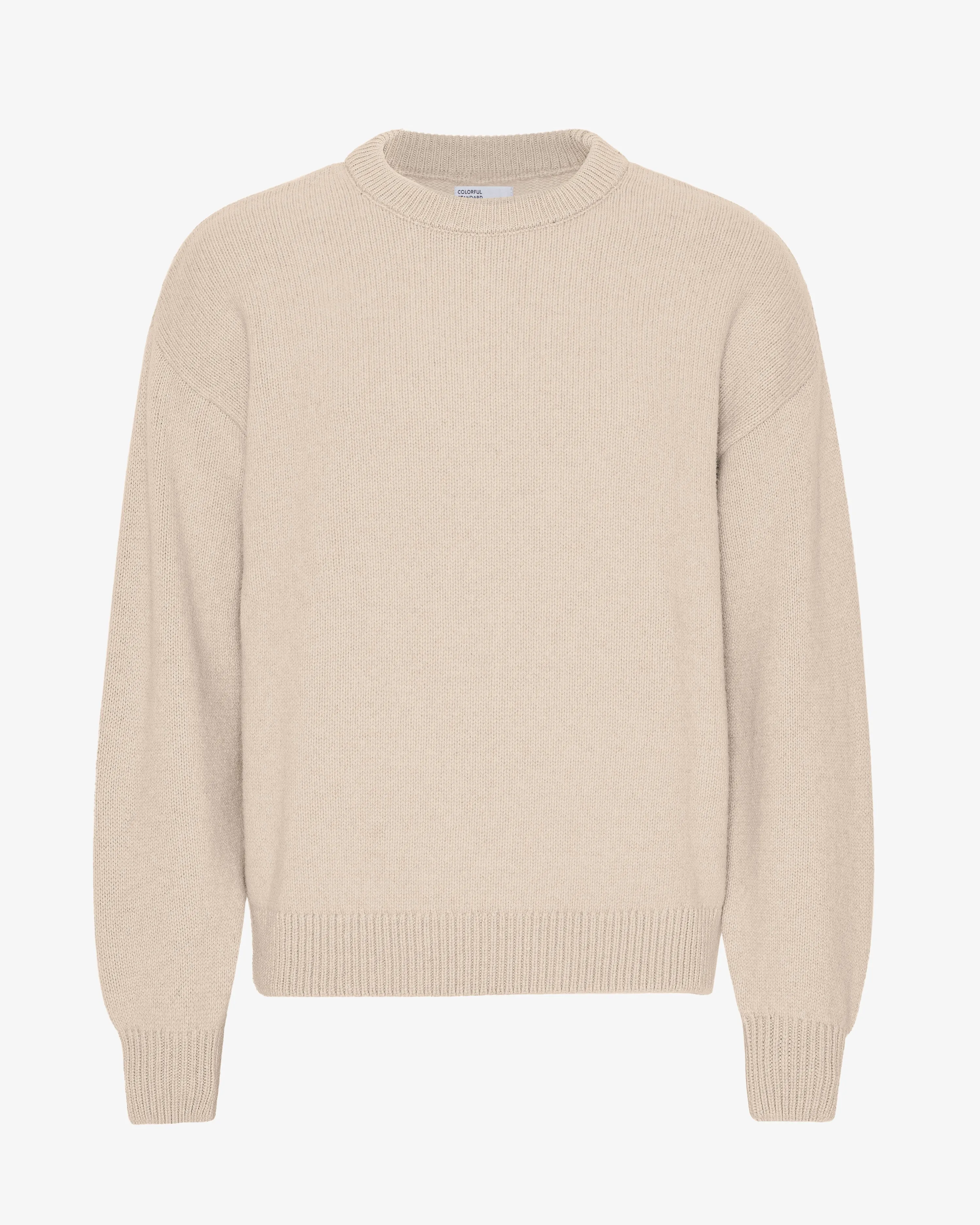 Oversized Merino Wool Crew - Ivory White sold by Colorful Standard