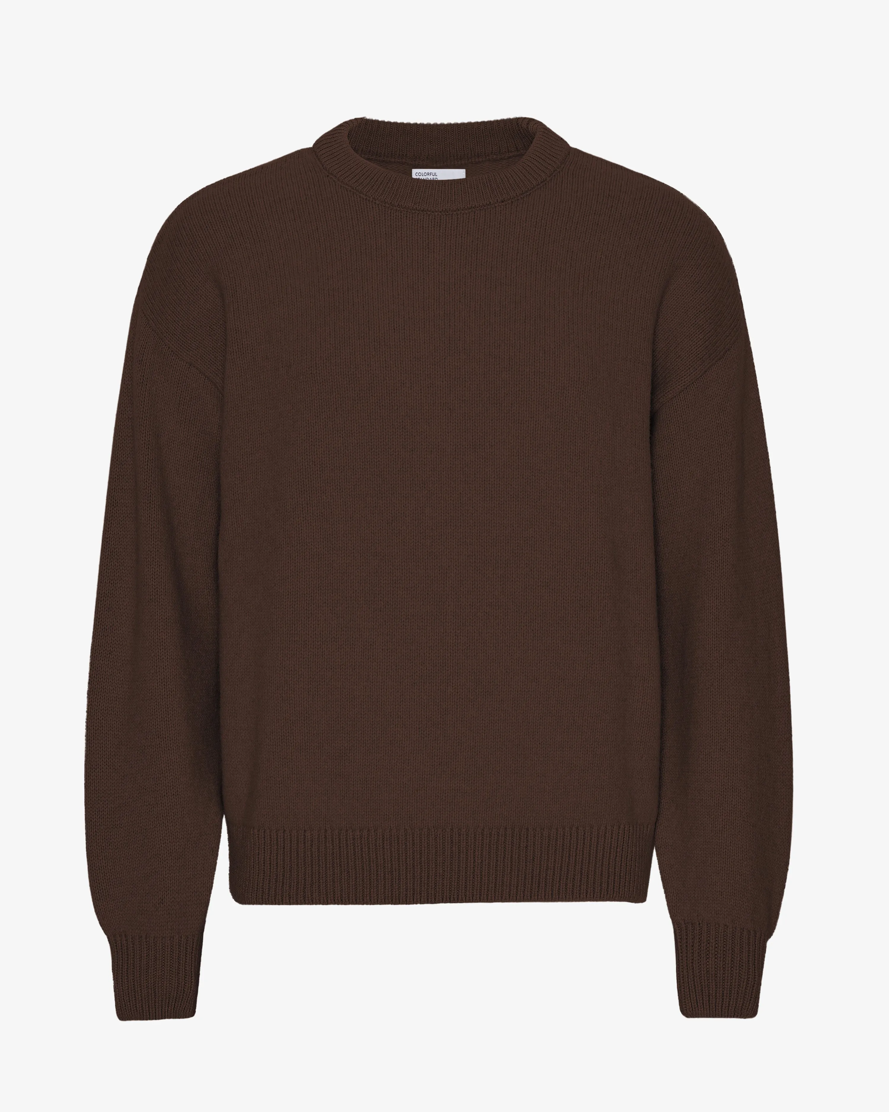 Oversized Merino Wool Crew - Coffee Brown sold by Colorful Standard