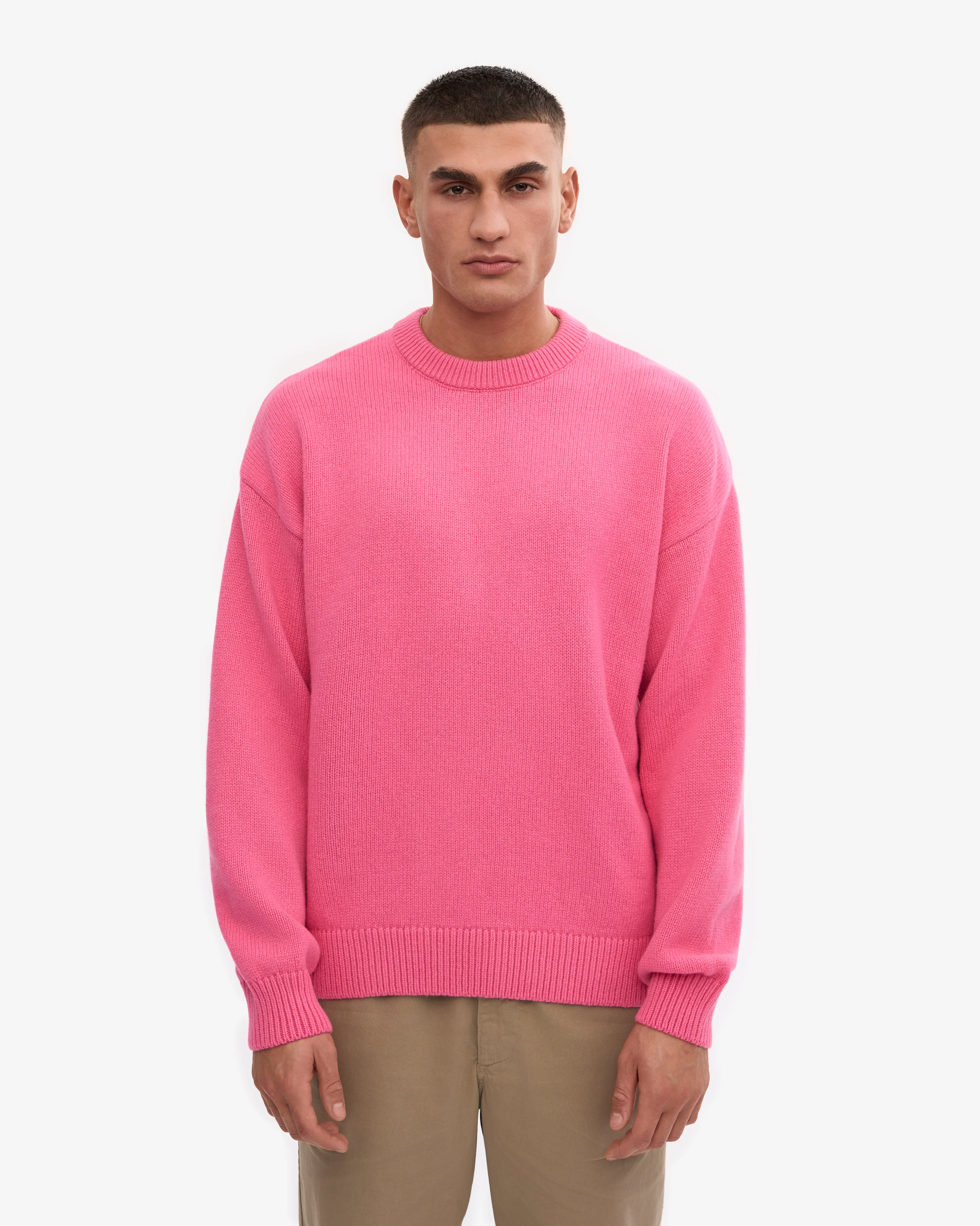 Oversized Merino Wool Crew - Bubblegum Pink sold by Colorful Standard product image thumbnail 2