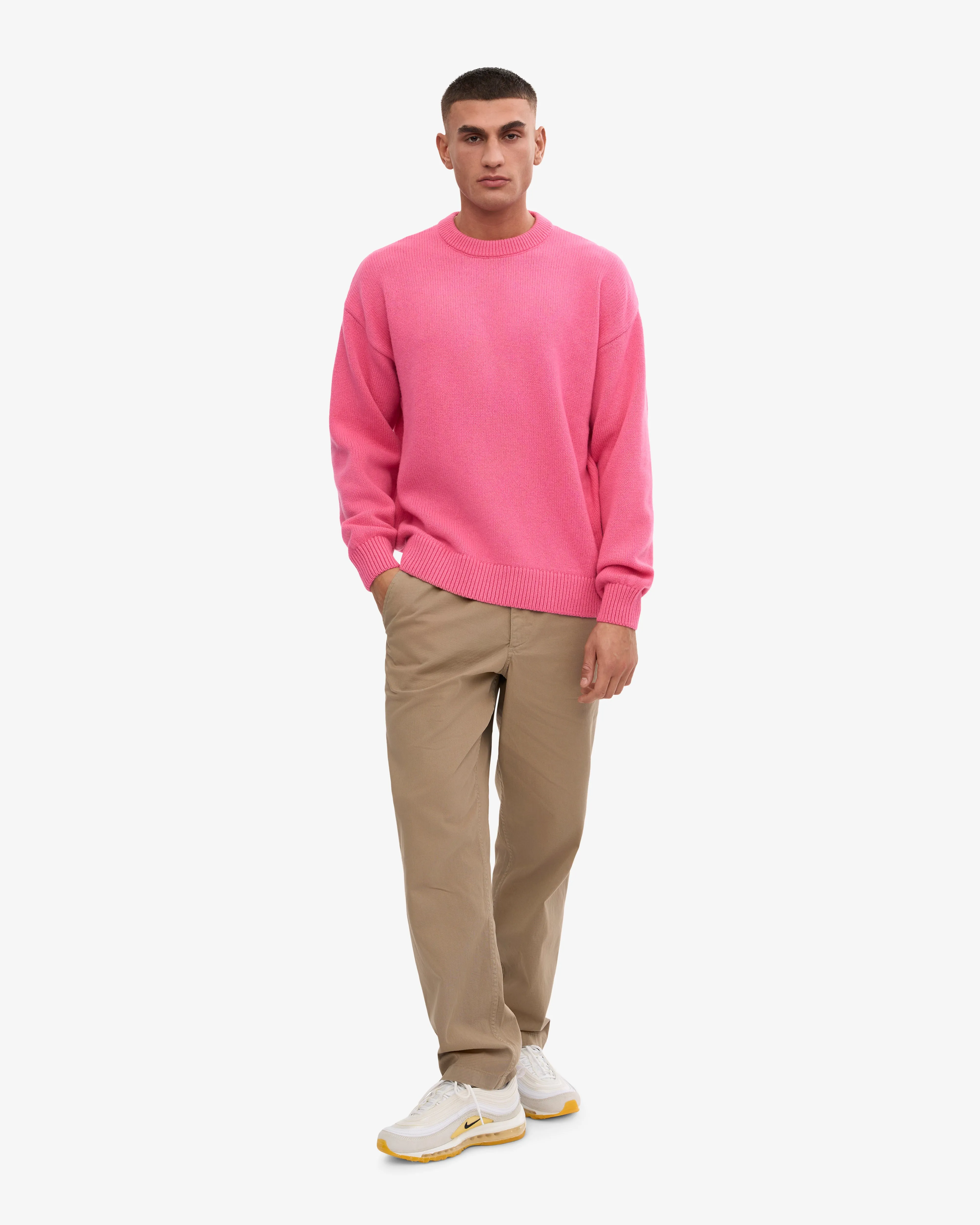 Oversized Merino Wool Crew - Bubblegum Pink sold by Colorful Standard product image thumbnail 5