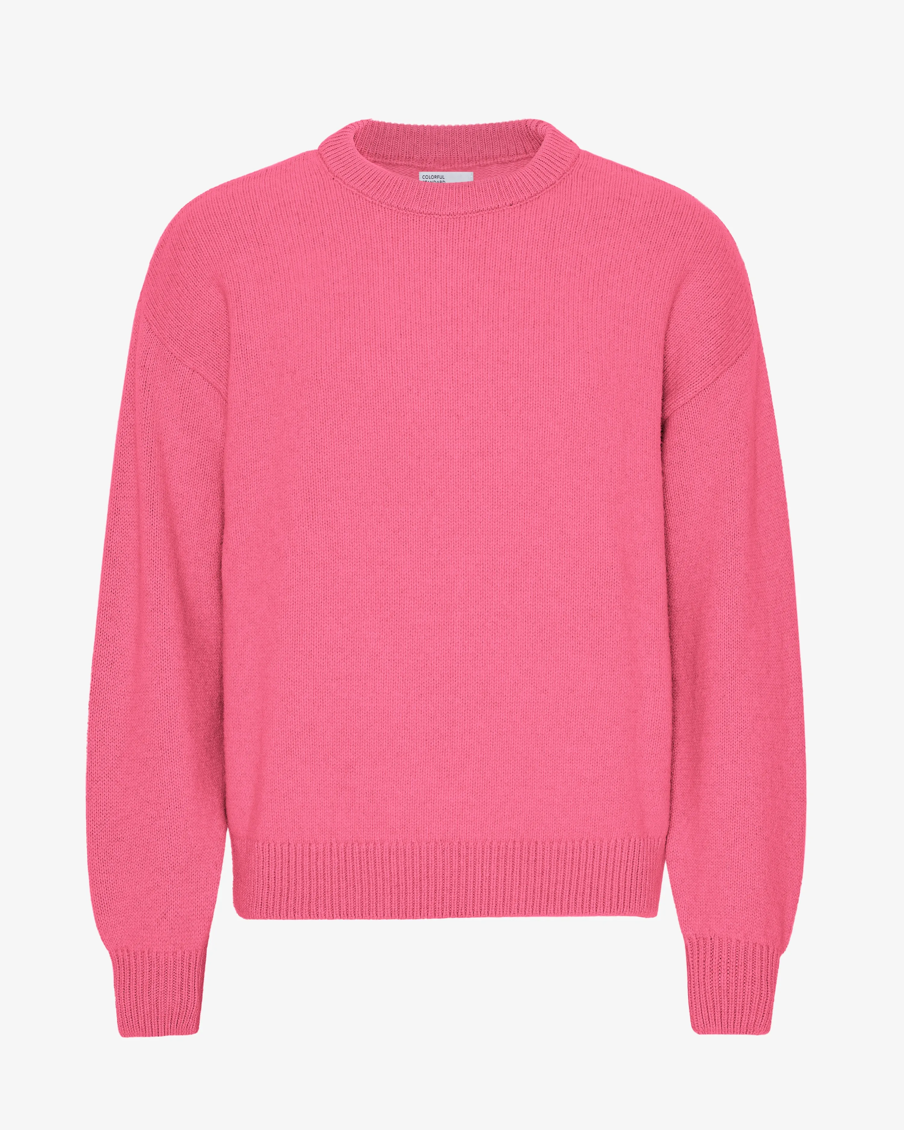 Oversized Merino Wool Crew - Bubblegum Pink sold by Colorful Standard