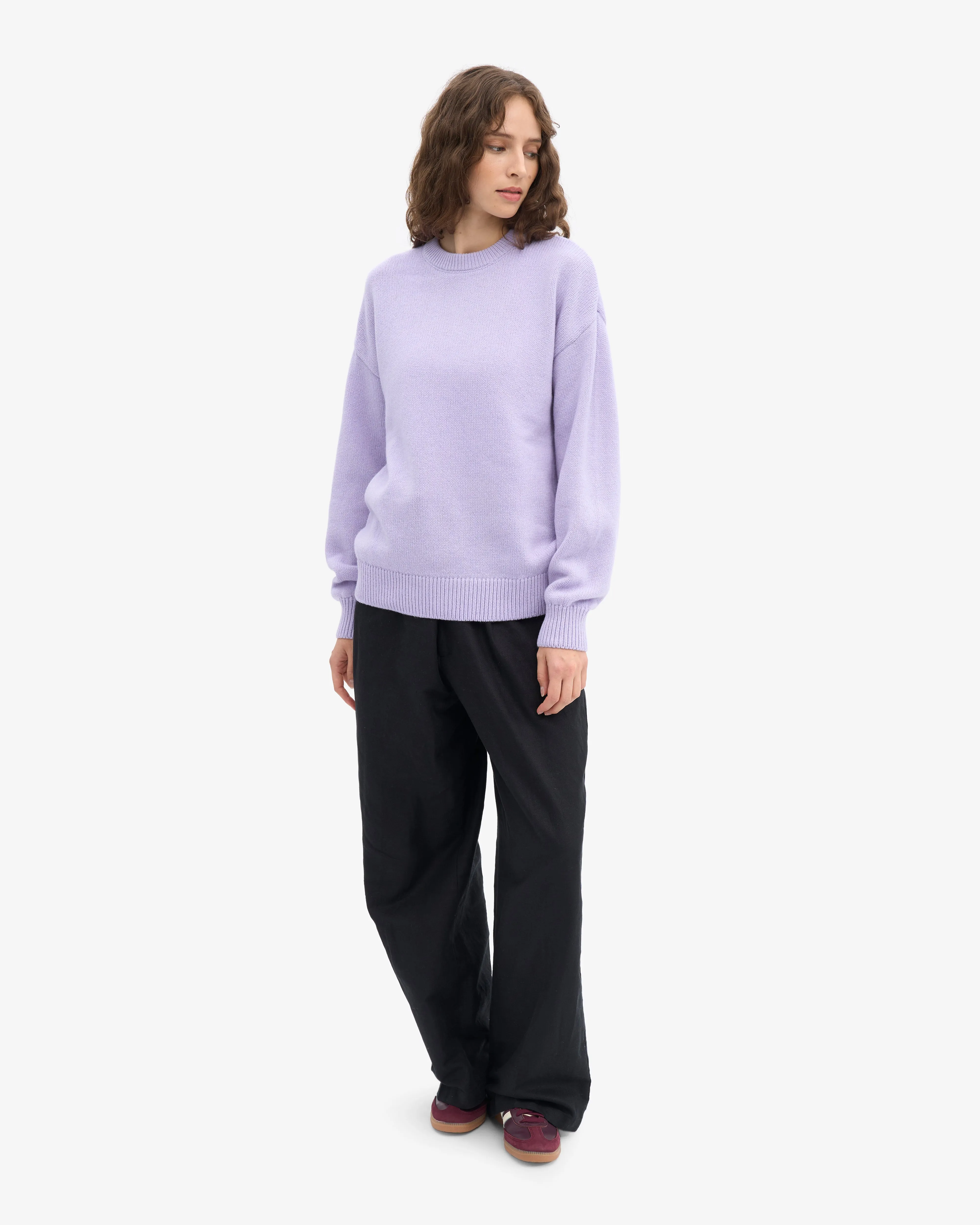 Oversized Merino Wool Crew - Soft Lavender sold by Colorful Standard product image thumbnail 5