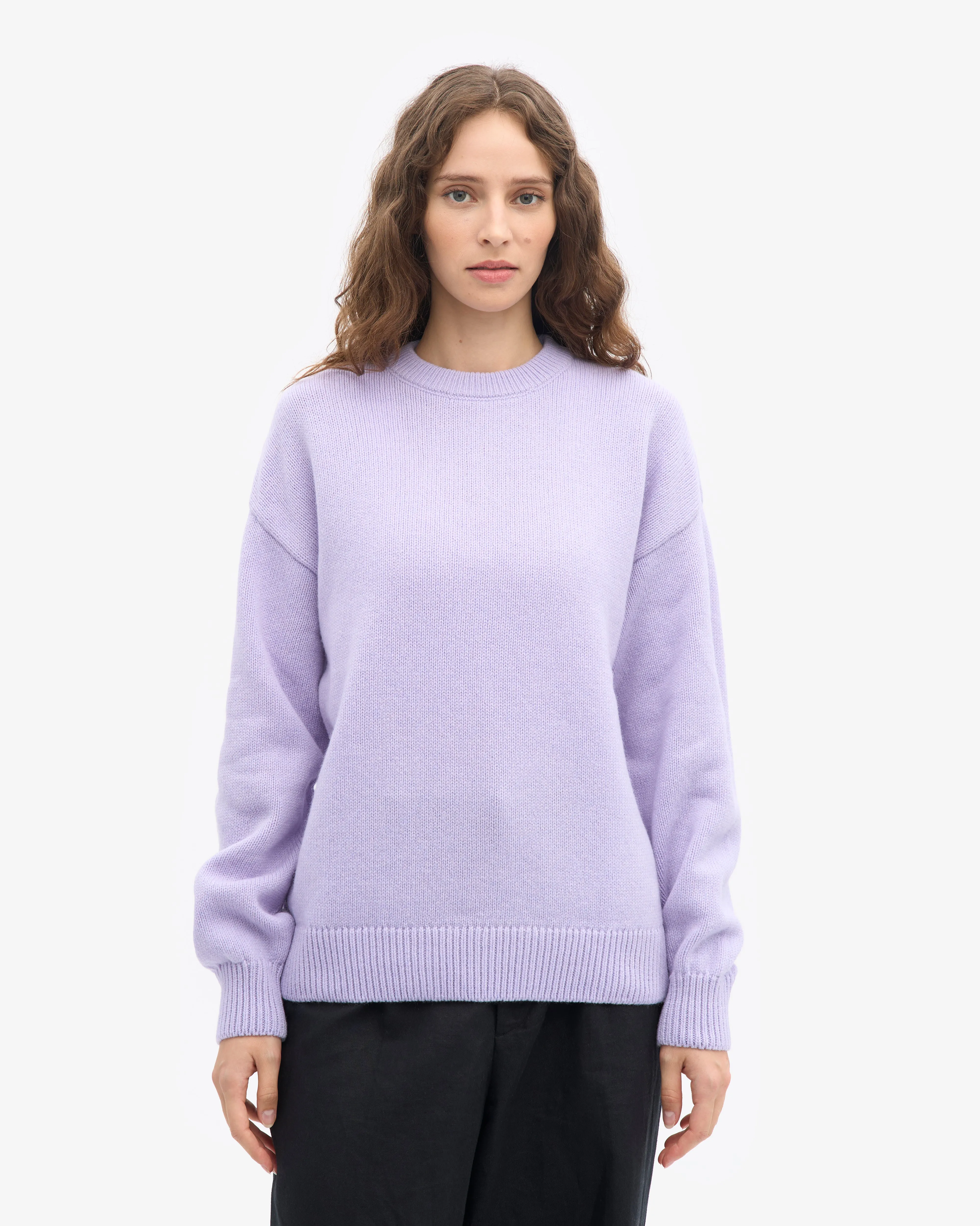 Oversized Merino Wool Crew - Soft Lavender sold by Colorful Standard product image thumbnail 2