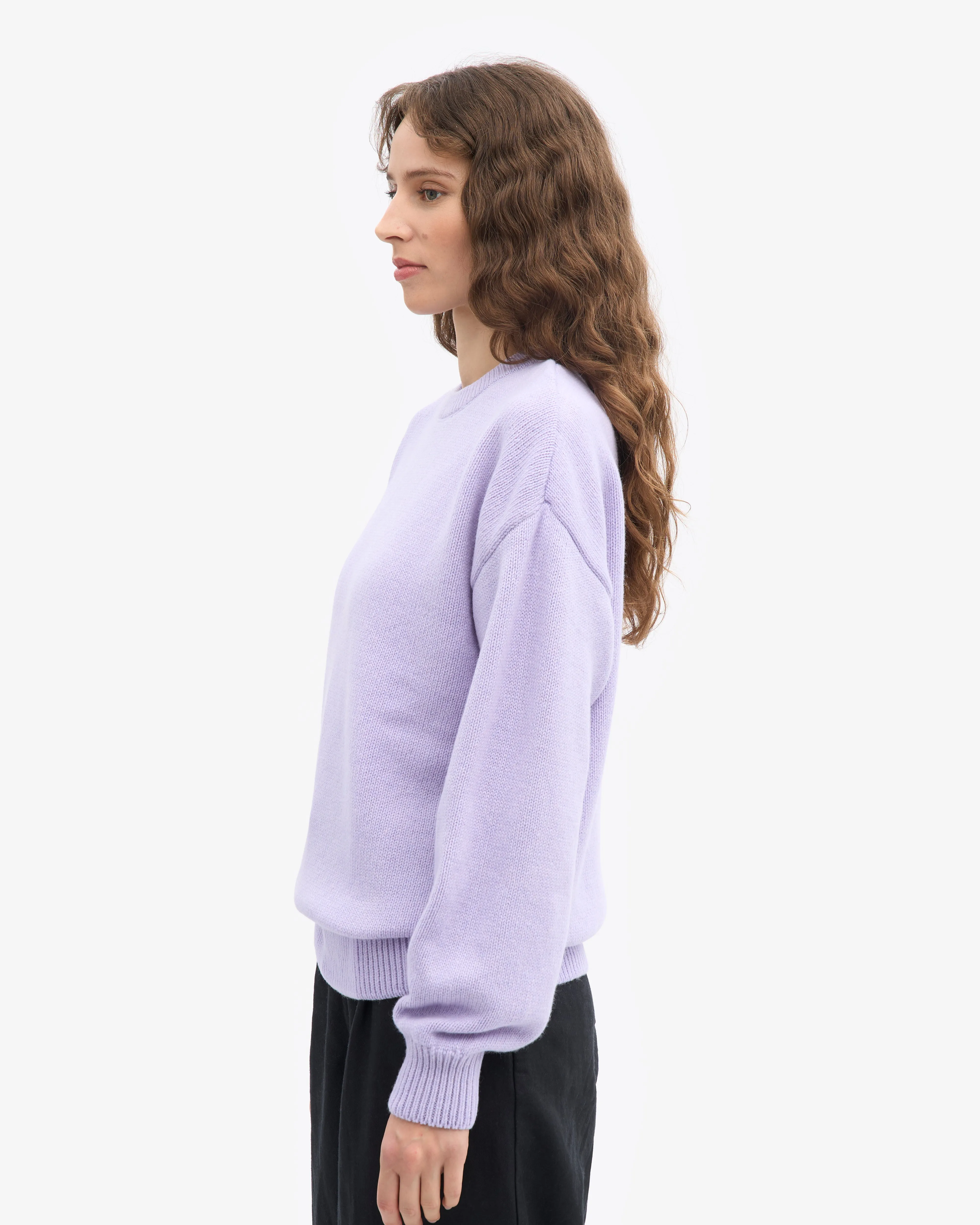 Oversized Merino Wool Crew - Soft Lavender sold by Colorful Standard product image thumbnail 3