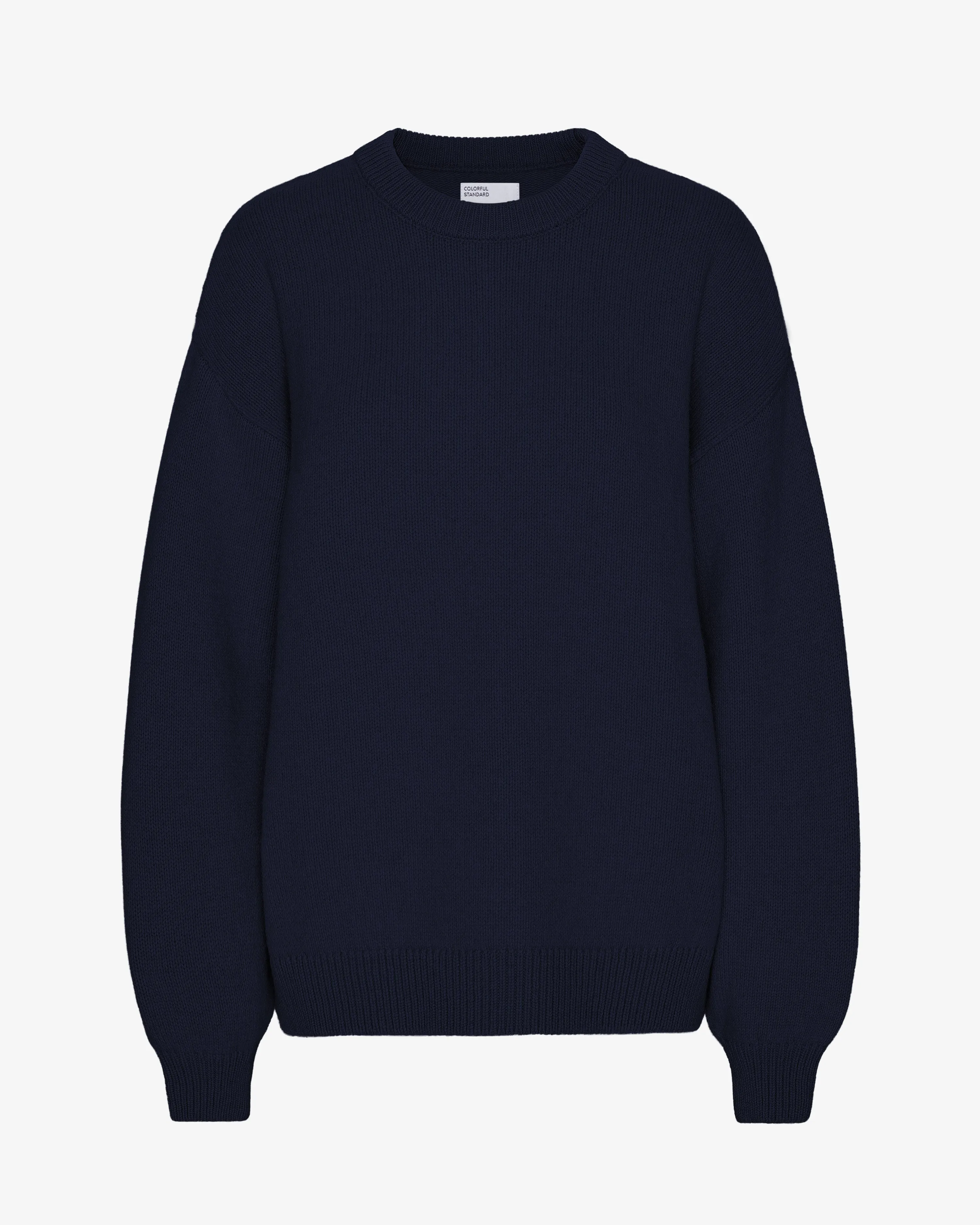 Oversized Merino Wool Crew - Navy Blue sold by Colorful Standard