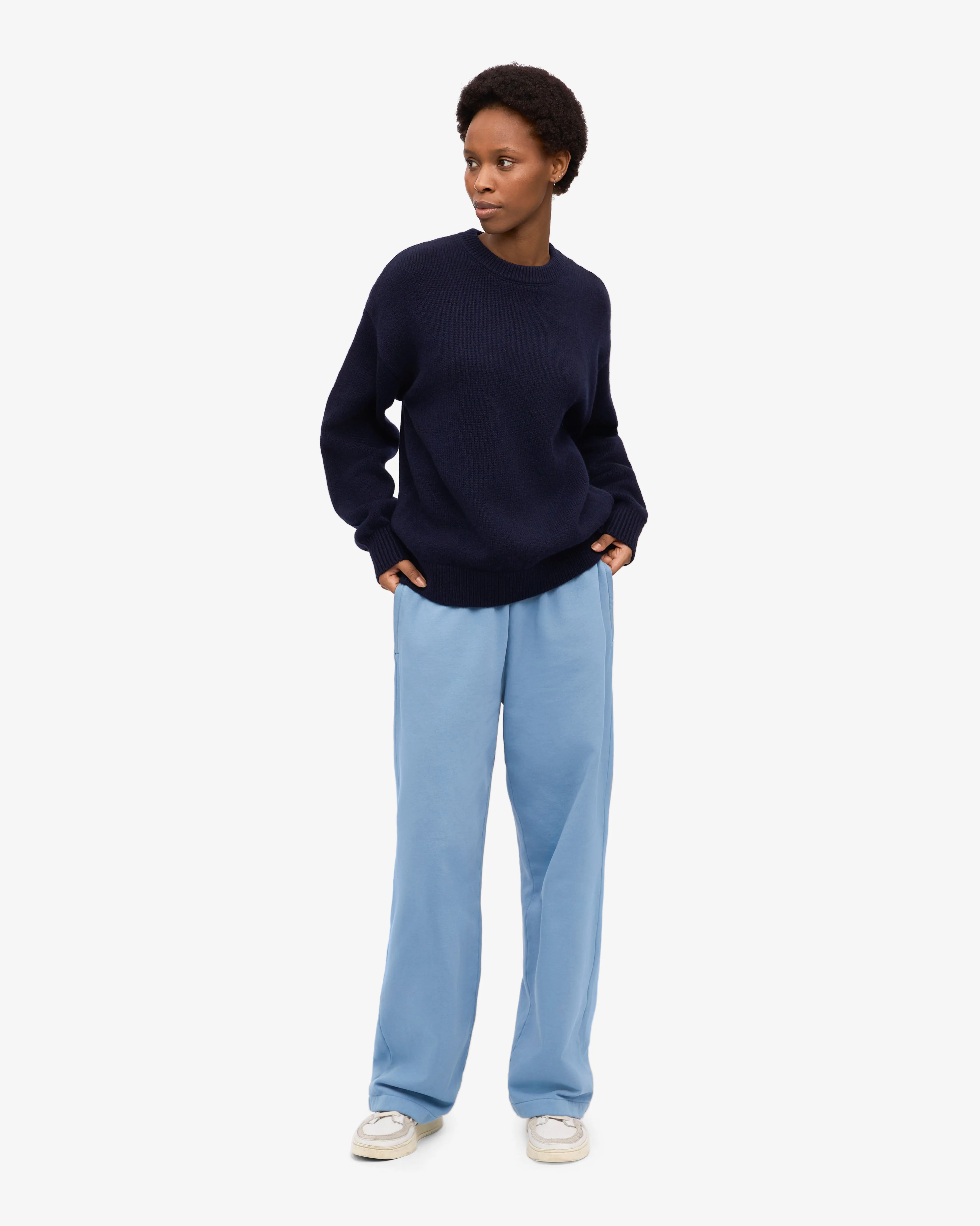 Oversized Merino Wool Crew - Navy Blue sold by Colorful Standard product image thumbnail 5