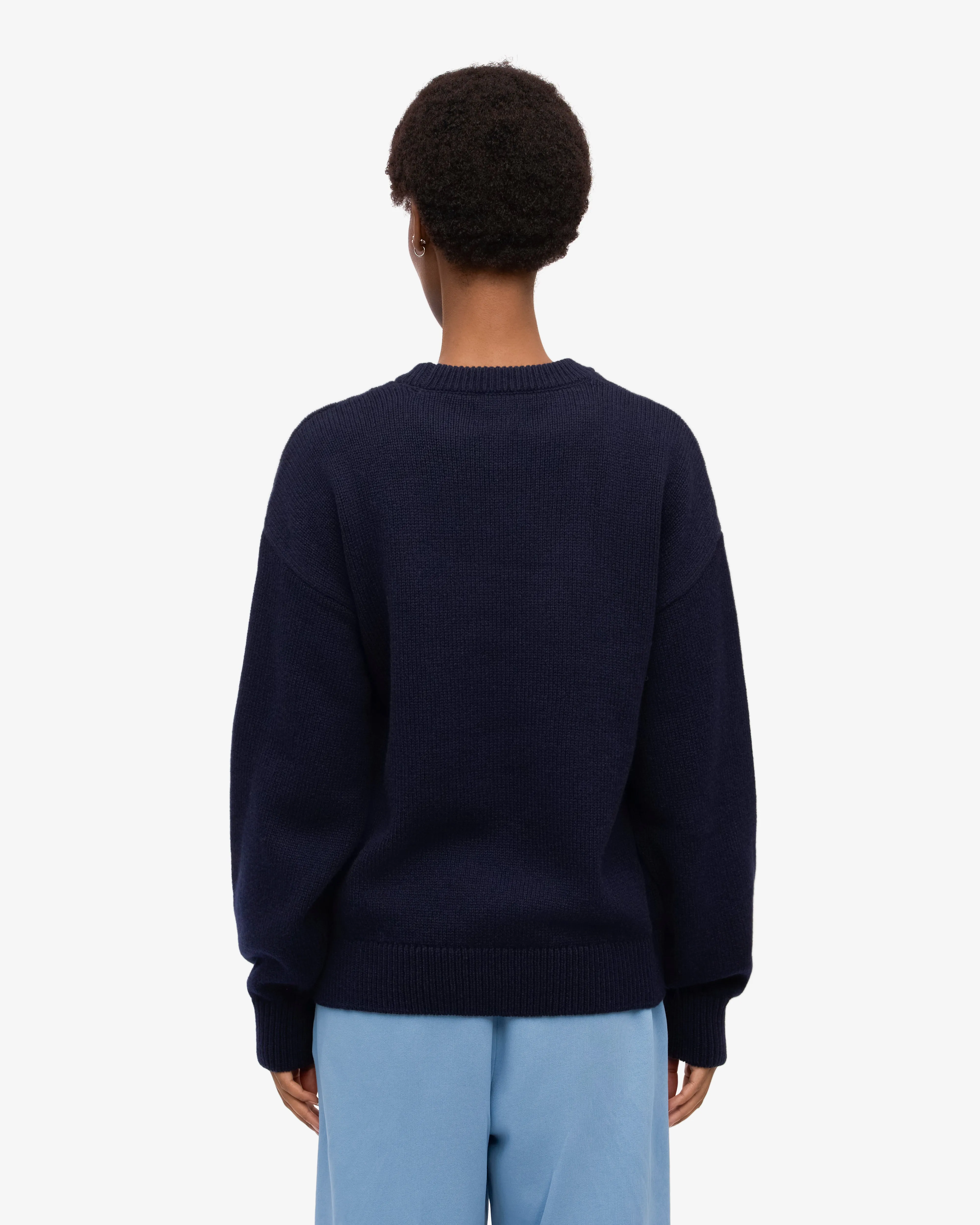 Oversized Merino Wool Crew - Navy Blue sold by Colorful Standard product image thumbnail 4