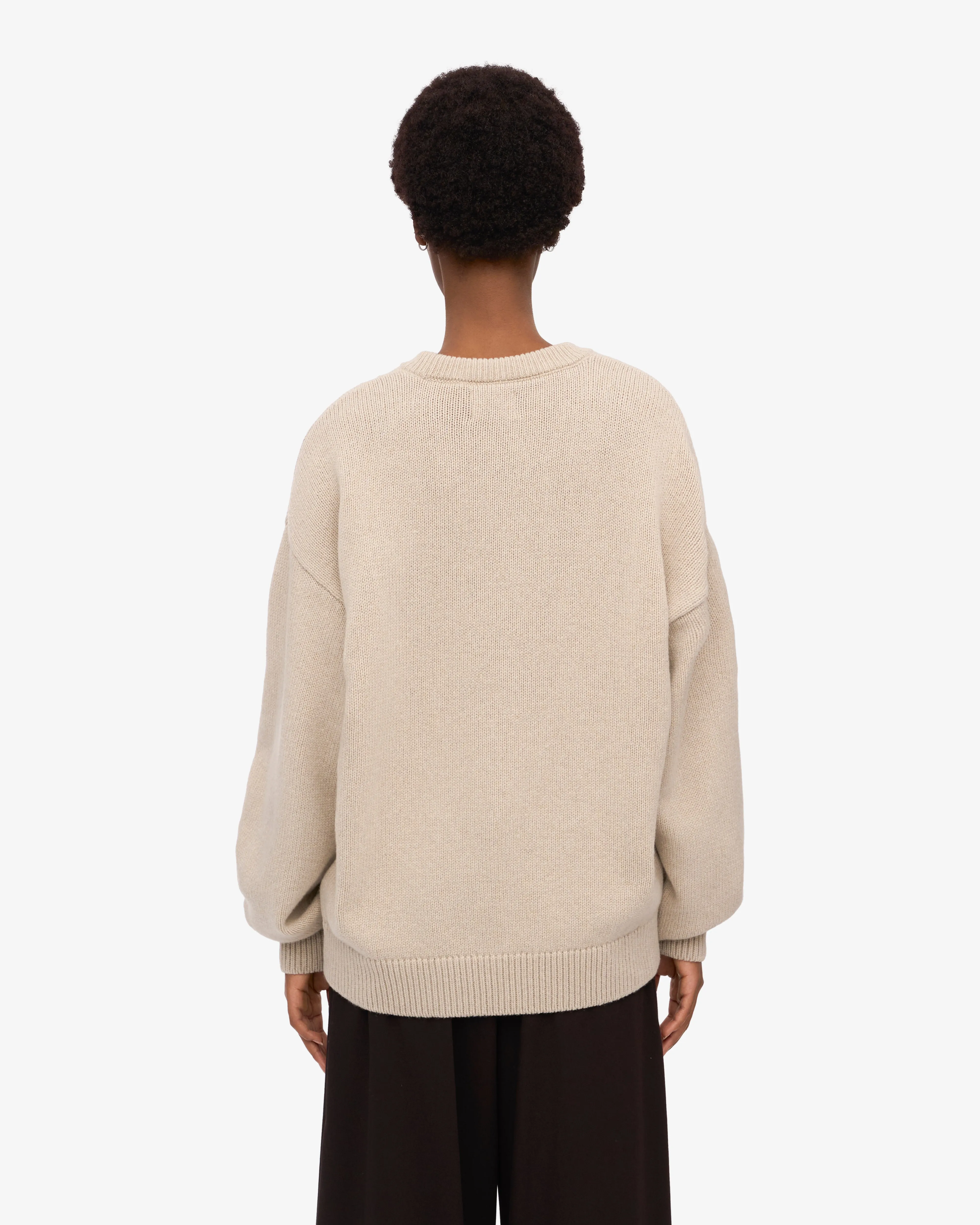Oversized Merino Wool Crew - Ivory White sold by Colorful Standard product image thumbnail 4