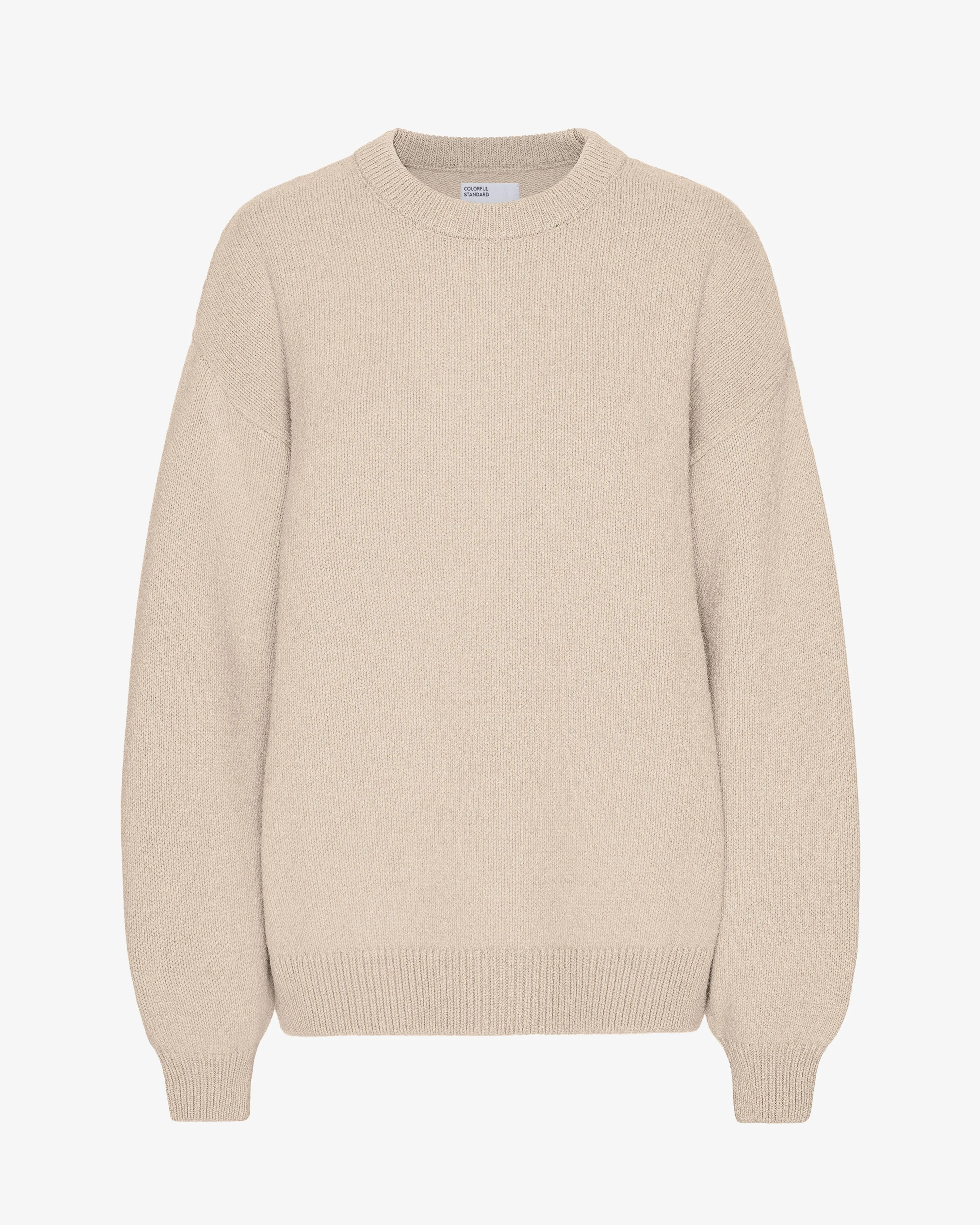 Oversized Merino Wool Crew - Ivory White sold by Colorful Standard