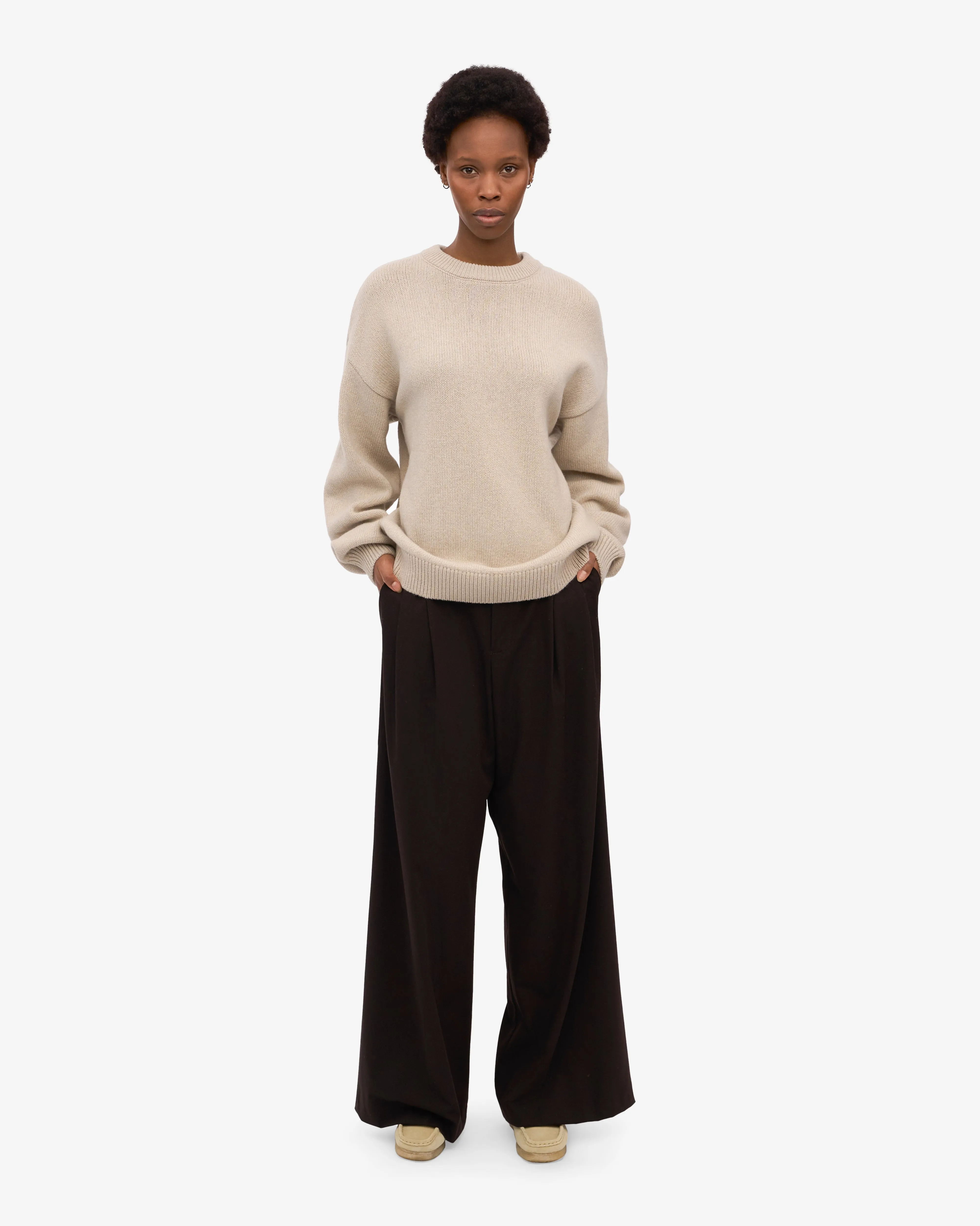 Oversized Merino Wool Crew - Ivory White sold by Colorful Standard product image thumbnail 5