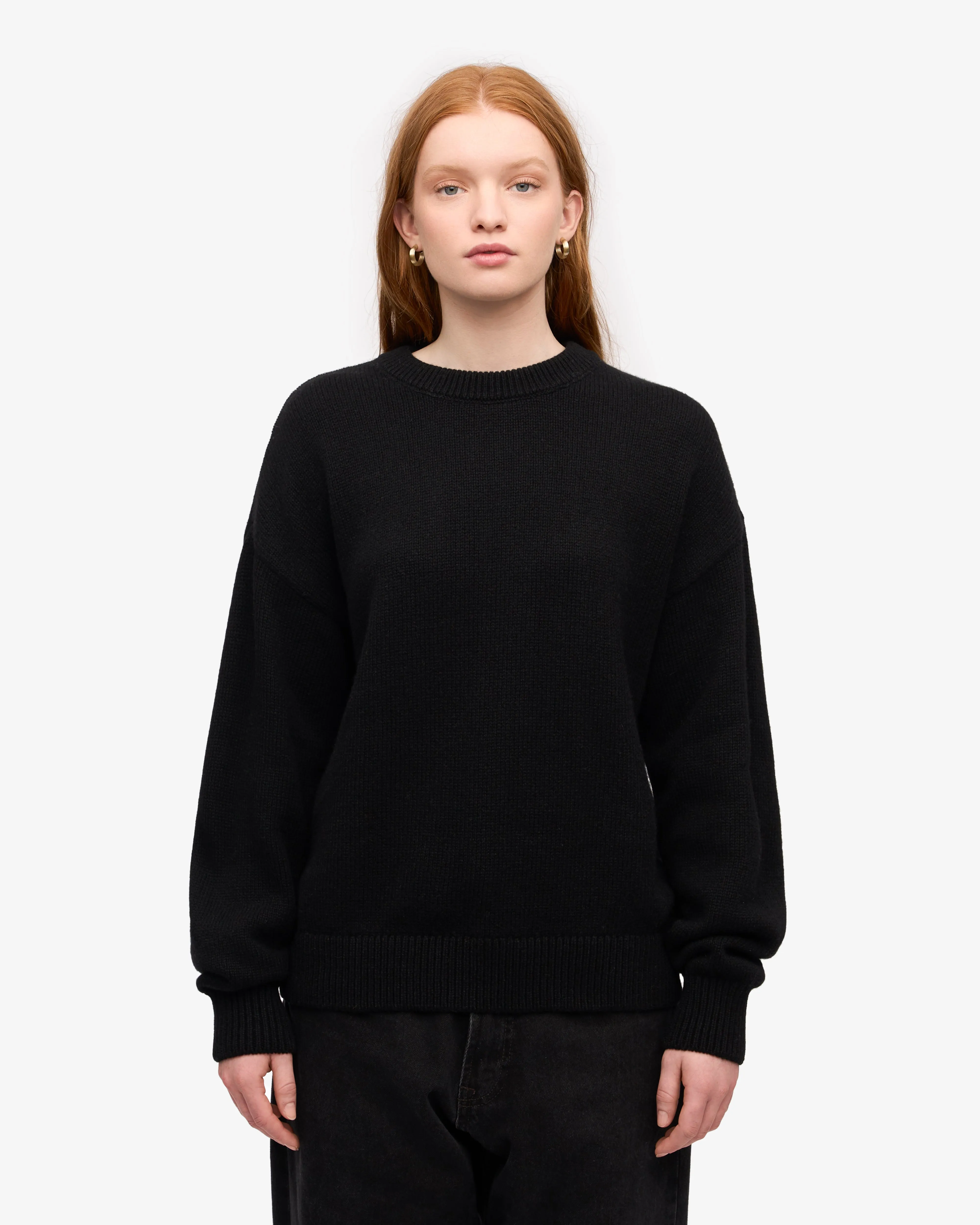 Oversized Merino Wool Crew - Deep Black sold by Colorful Standard product image thumbnail 2