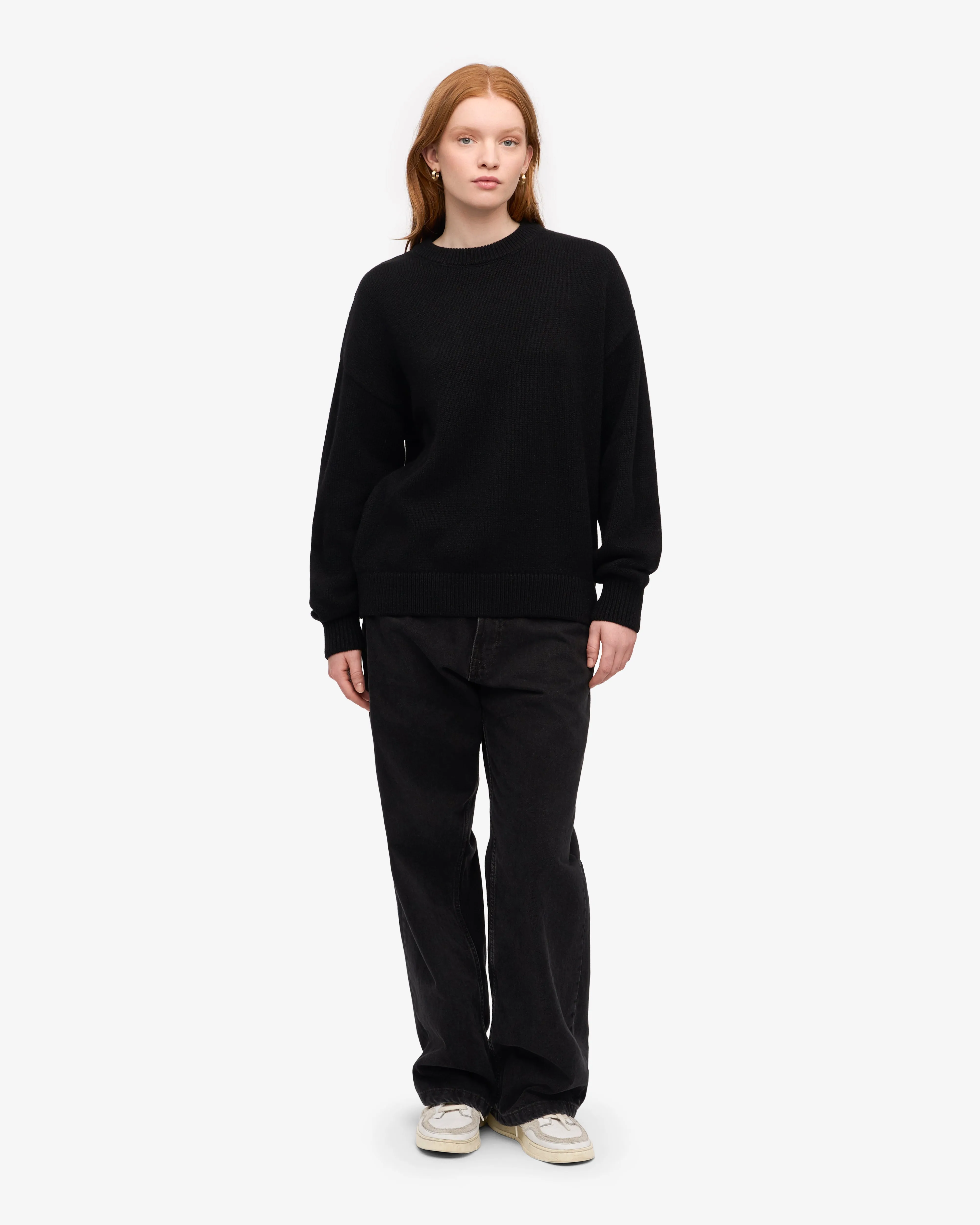 Oversized Merino Wool Crew - Deep Black sold by Colorful Standard product image thumbnail 5