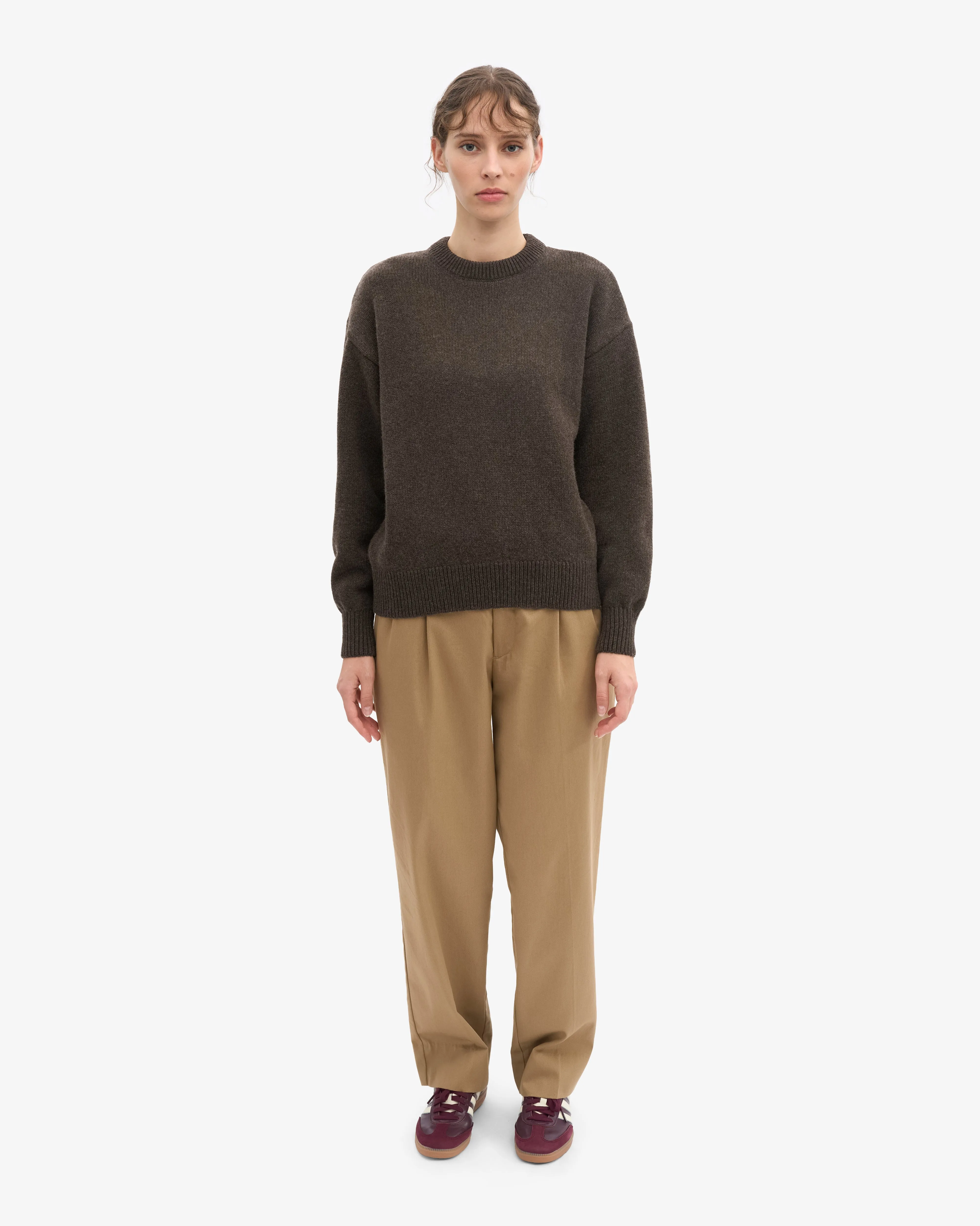 Oversized Merino Wool Crew - Coffee Brown sold by Colorful Standard product image thumbnail 5