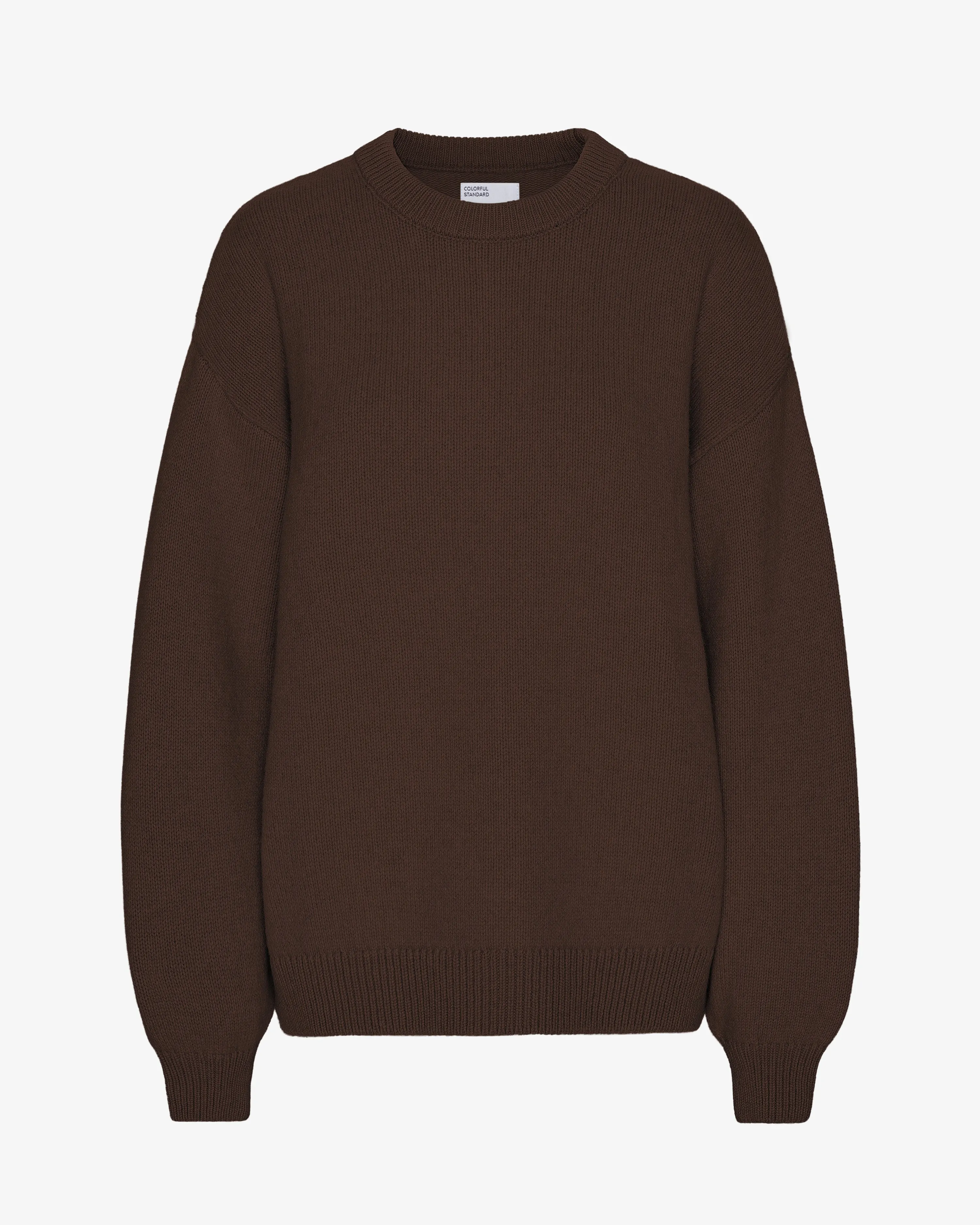 Oversized Merino Wool Crew - Coffee Brown sold by Colorful Standard