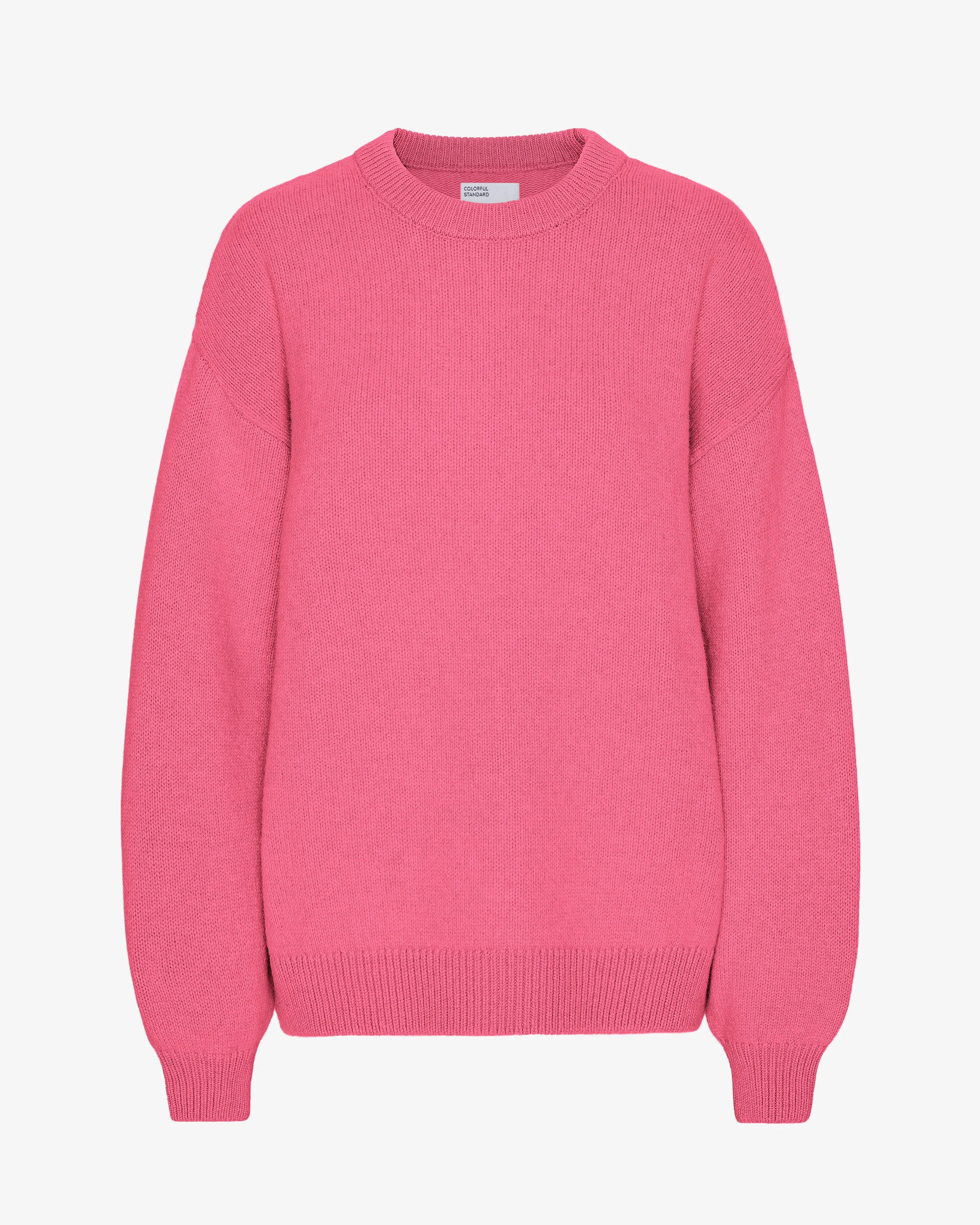 Oversized Merino Wool Crew - Bubblegum Pink sold by Colorful Standard