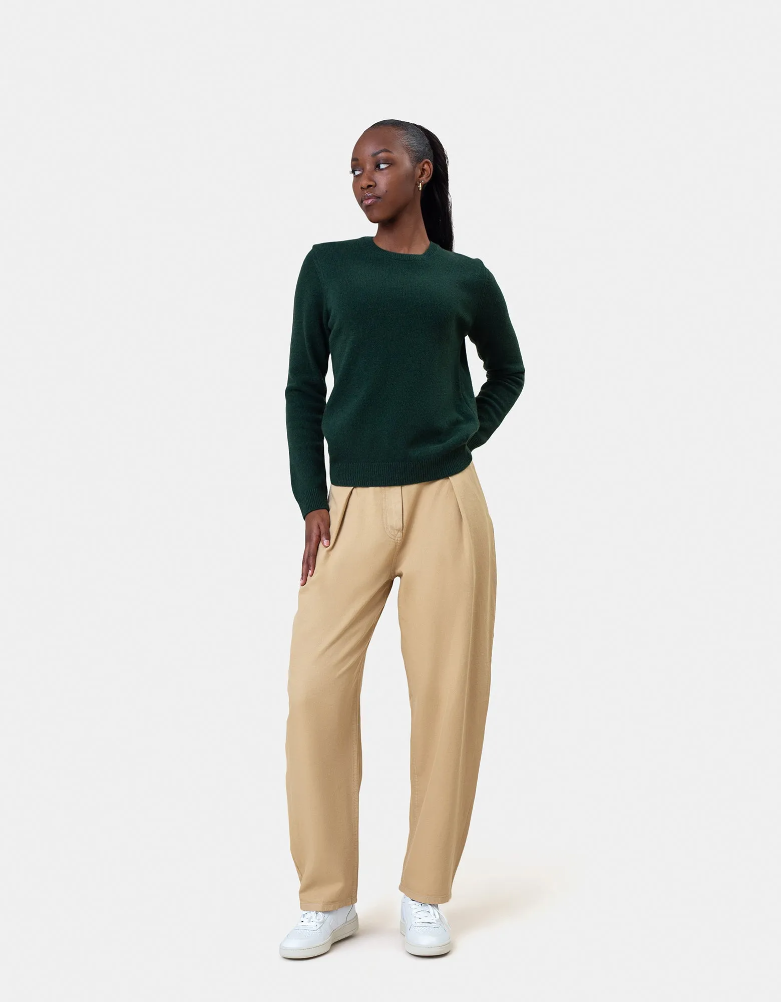Women Classic Merino Wool Crew - Scarlet Red sold by Colorful Standard product image thumbnail 3