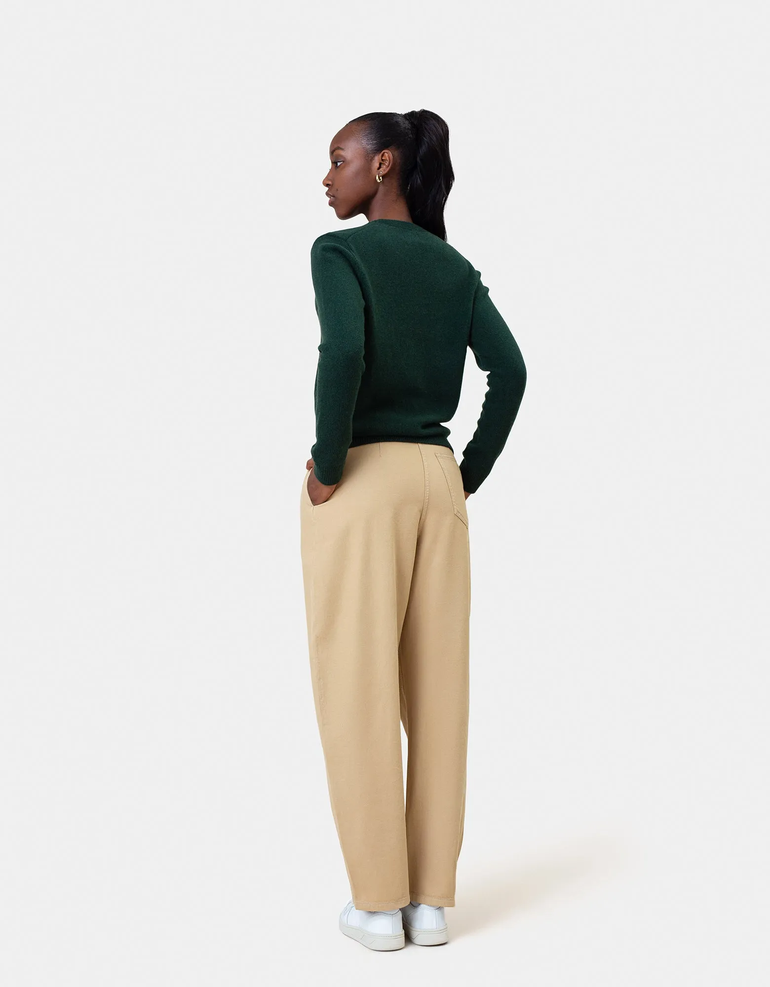Women Classic Merino Wool Crew - Scarlet Red sold by Colorful Standard product image thumbnail 4