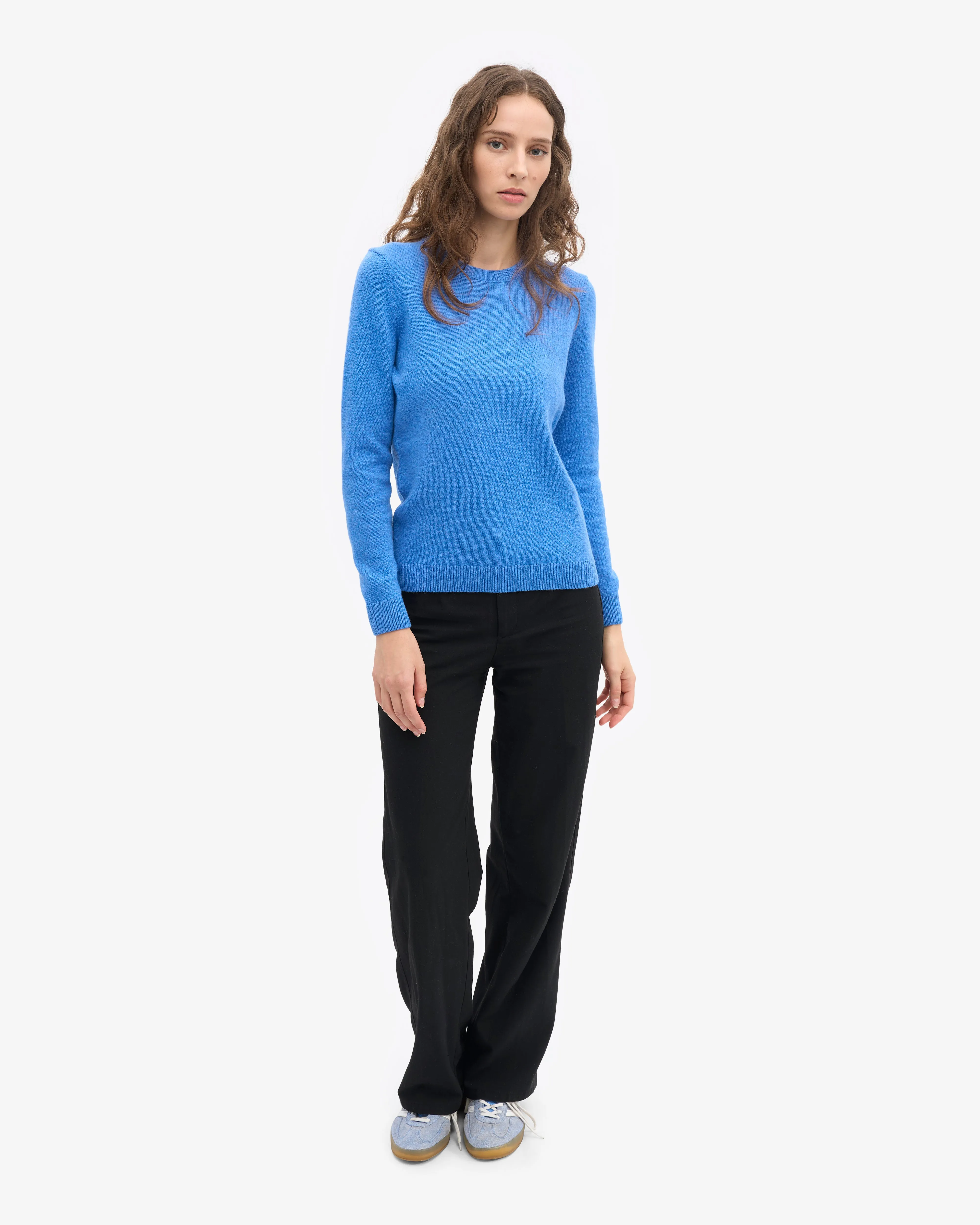 Women Classic Merino Wool Crew - Pacific Blue sold by Colorful Standard product image thumbnail 5
