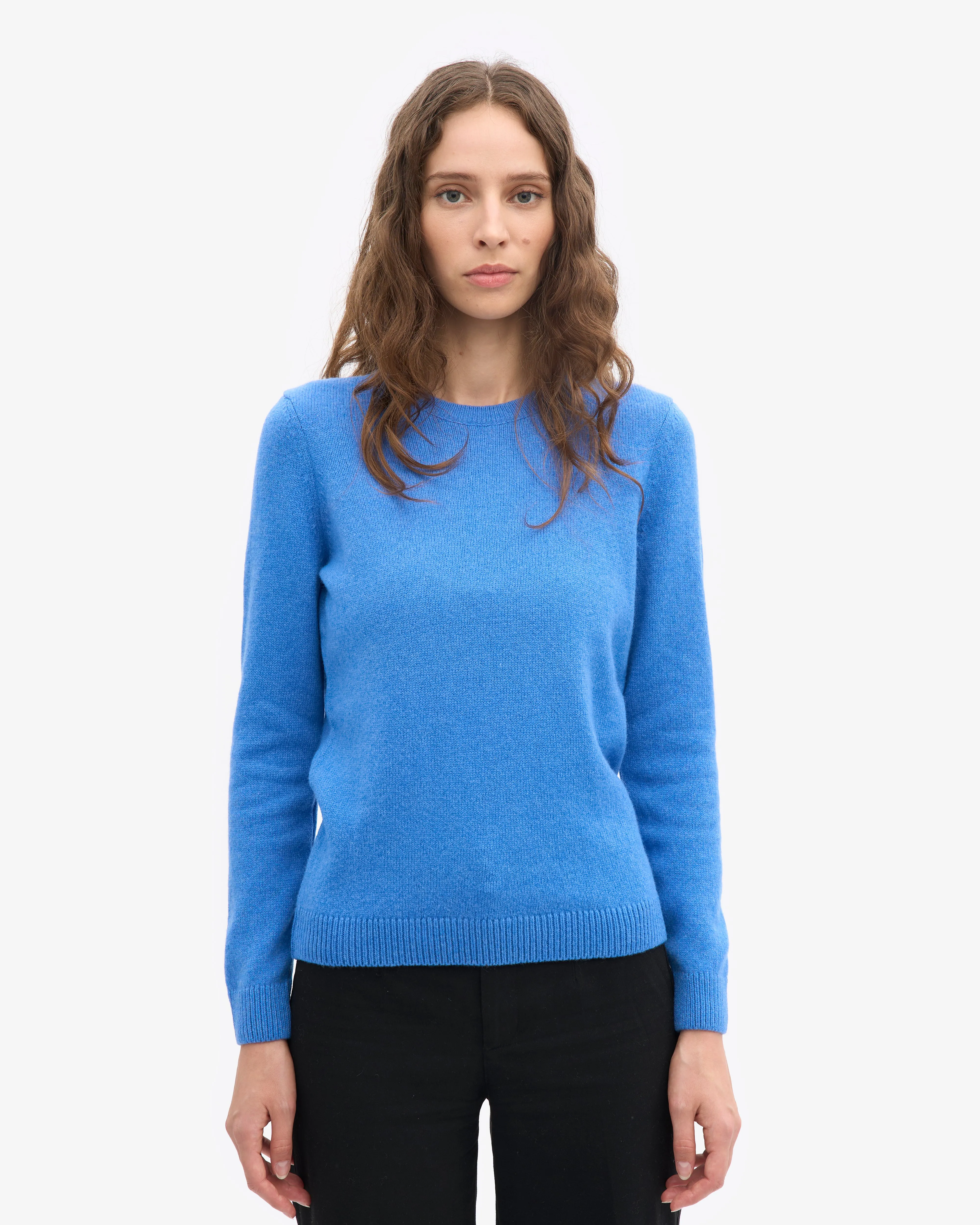 Women Classic Merino Wool Crew - Pacific Blue sold by Colorful Standard product image thumbnail 2