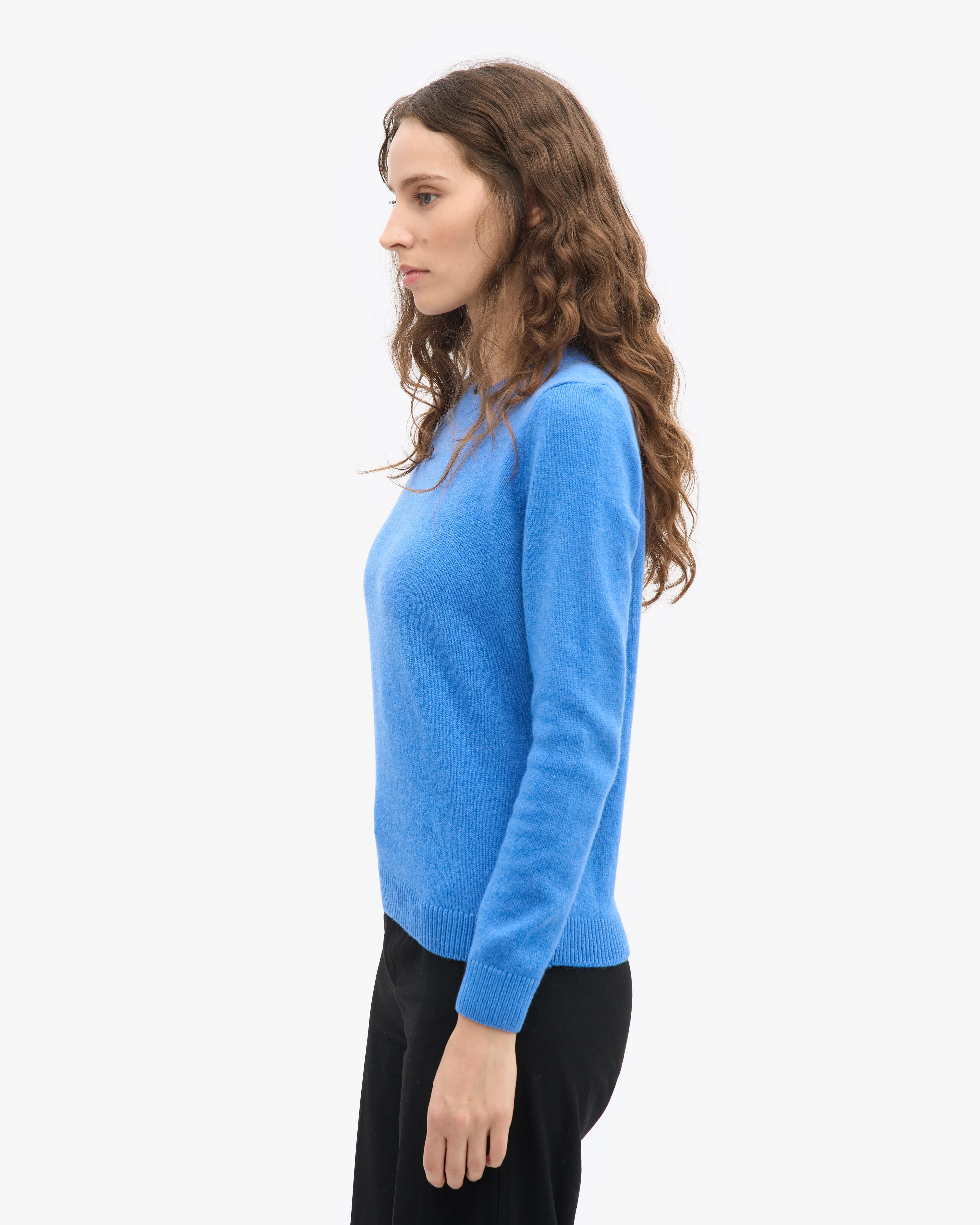 Women Classic Merino Wool Crew - Pacific Blue sold by Colorful Standard product image thumbnail 3