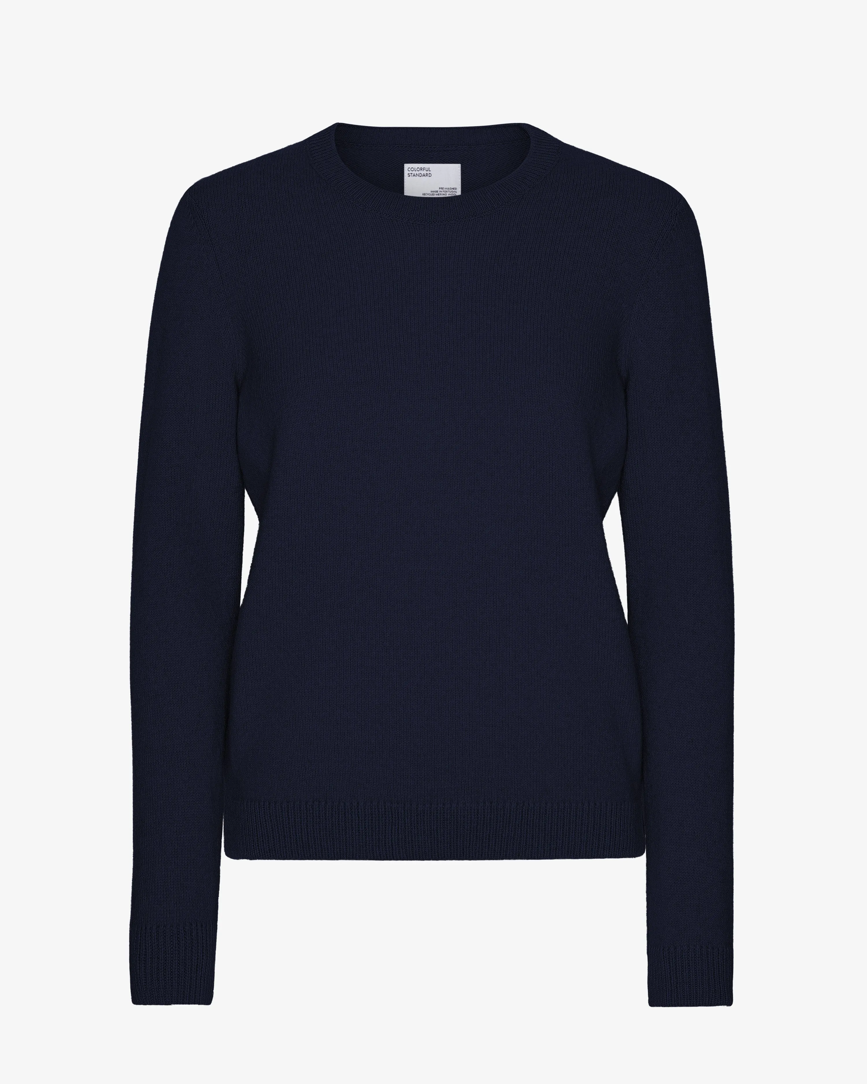 Women Classic Merino Wool Crew - Navy Blue sold by Colorful Standard