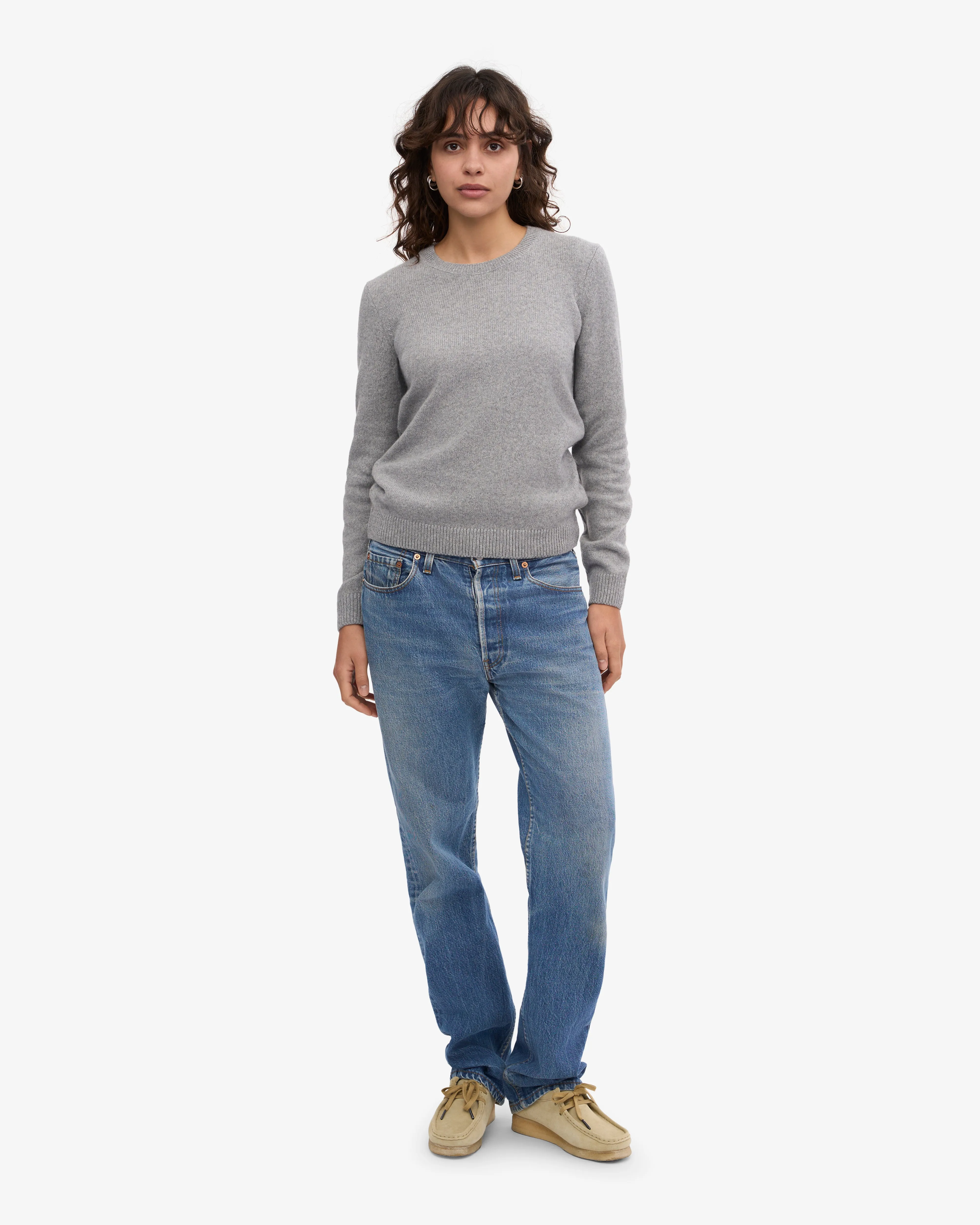 Women Classic Merino Wool Crew - Heather Grey sold by Colorful Standard product image thumbnail 5