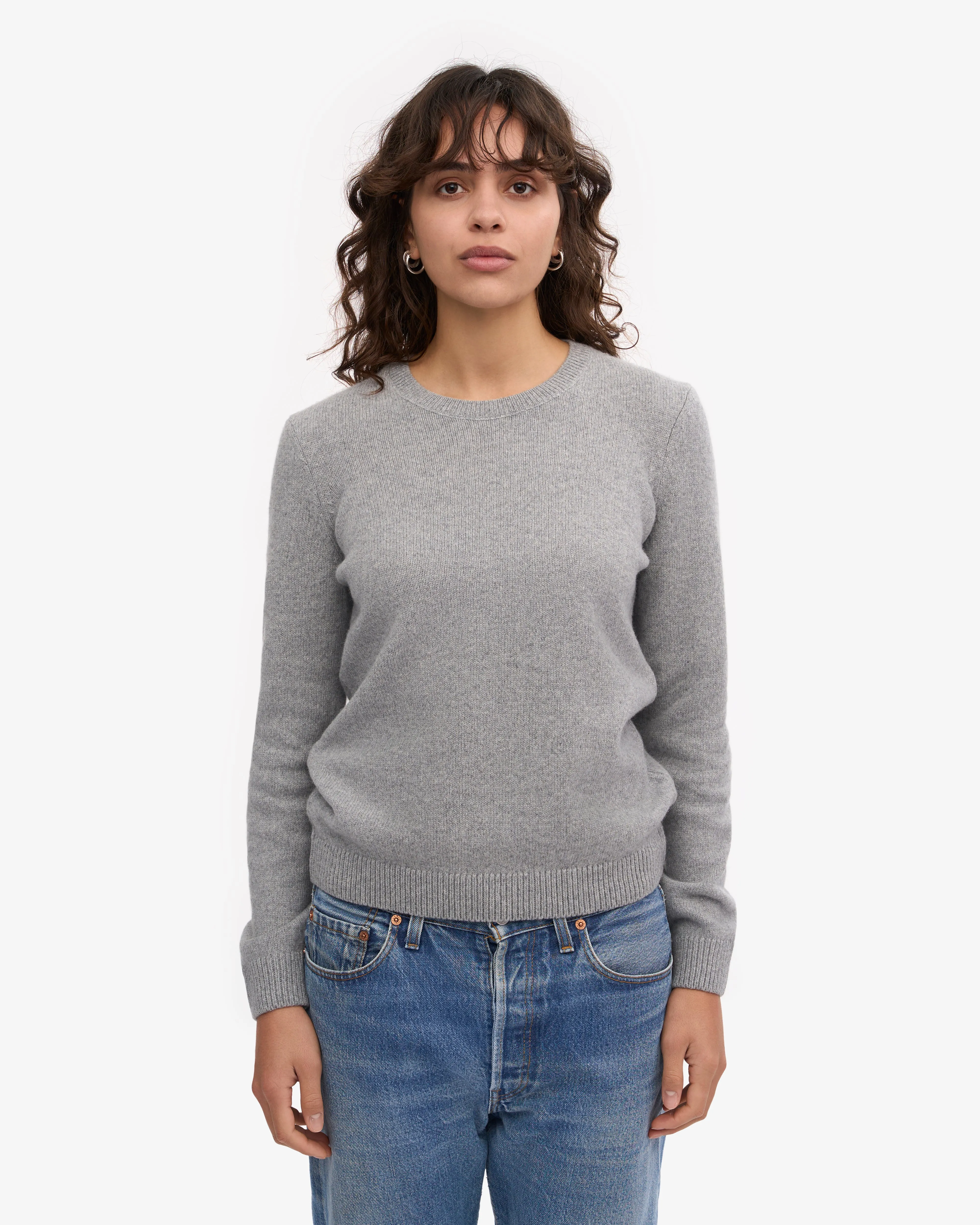 Women Classic Merino Wool Crew - Heather Grey sold by Colorful Standard product image thumbnail 2