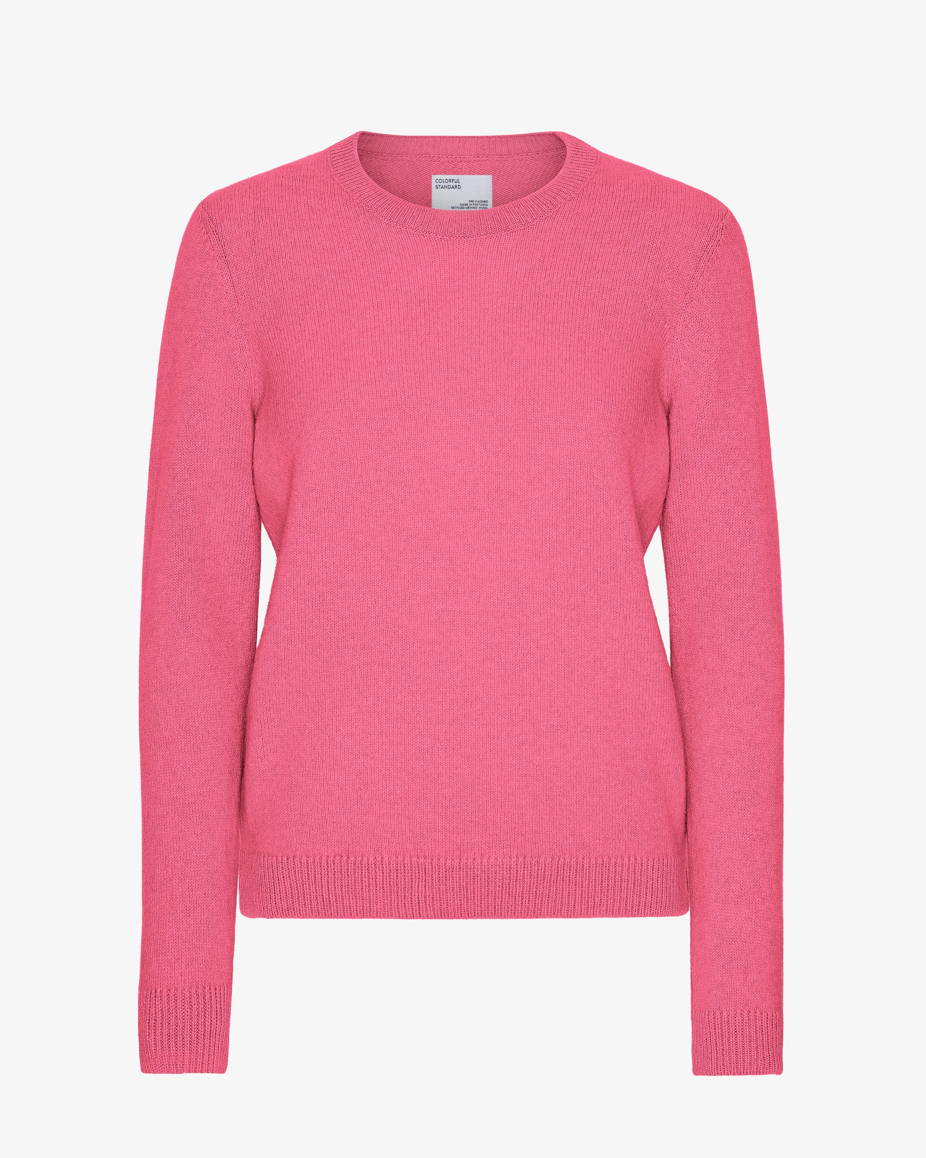 Women Classic Merino Wool Crew - Bubblegum Pink sold by Colorful Standard