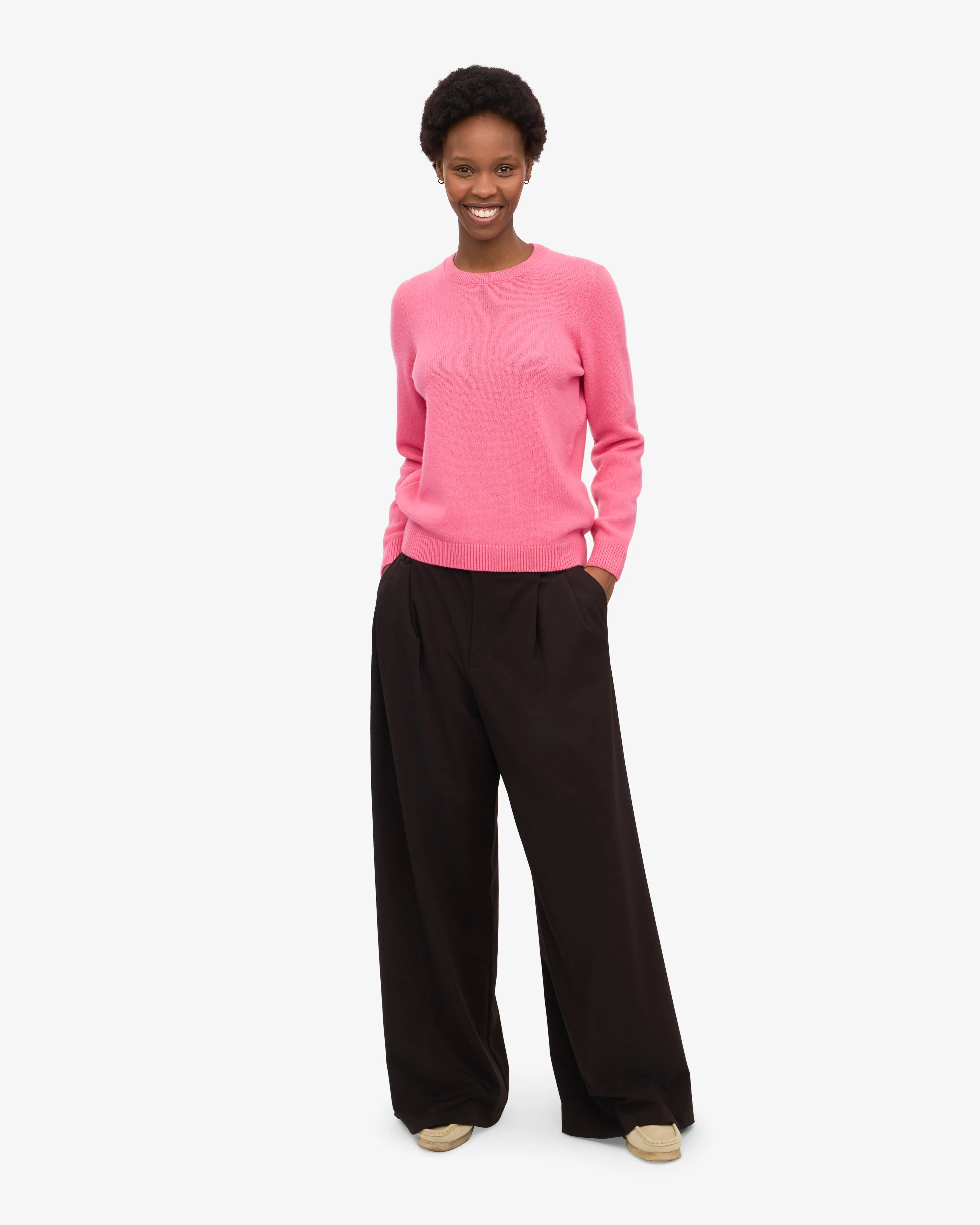 Women Classic Merino Wool Crew - Bubblegum Pink sold by Colorful Standard product image thumbnail 5