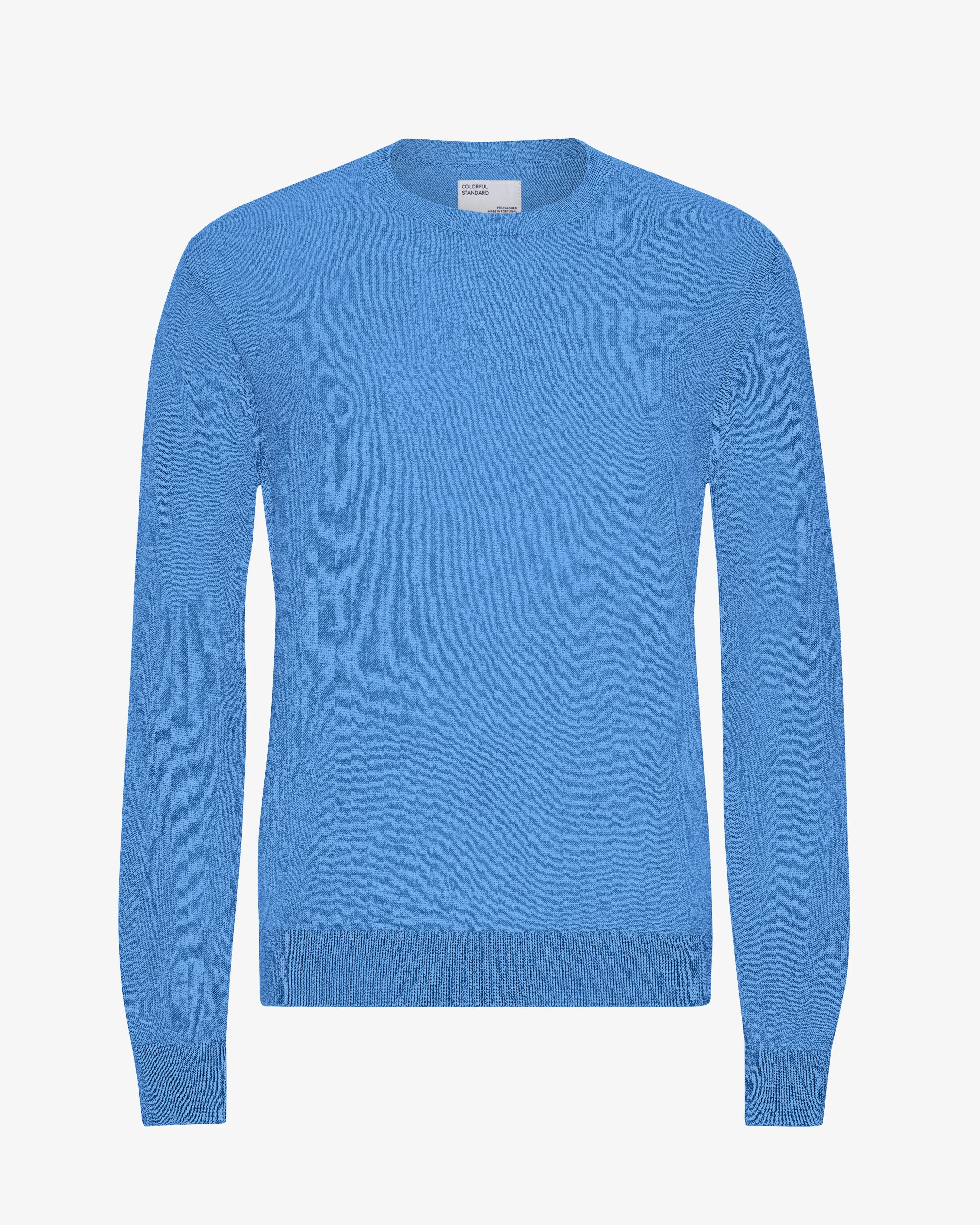 Light Merino Wool Crew - Pacific Blue sold by Colorful Standard