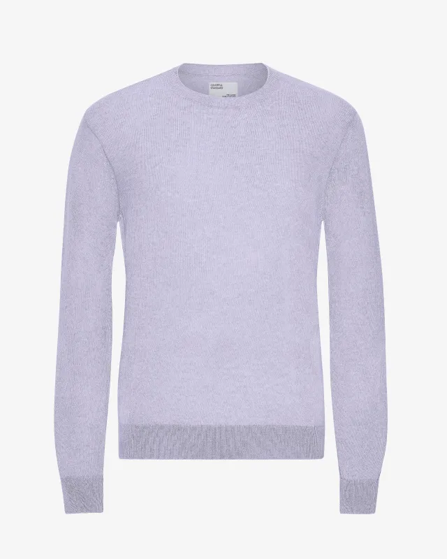 Light Merino Wool Crew - Soft Lavender sold by Colorful Standard