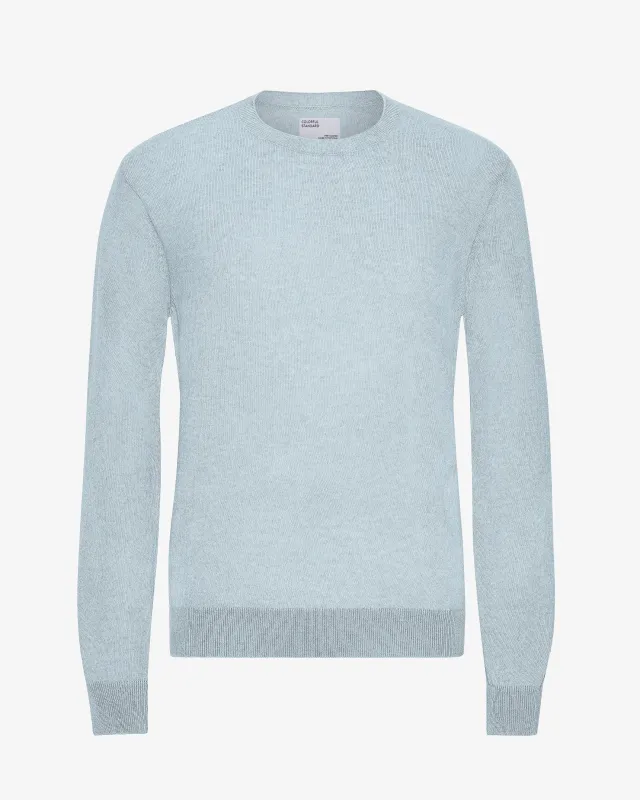 Light Merino Wool Crew - Polar Blue sold by Colorful Standard