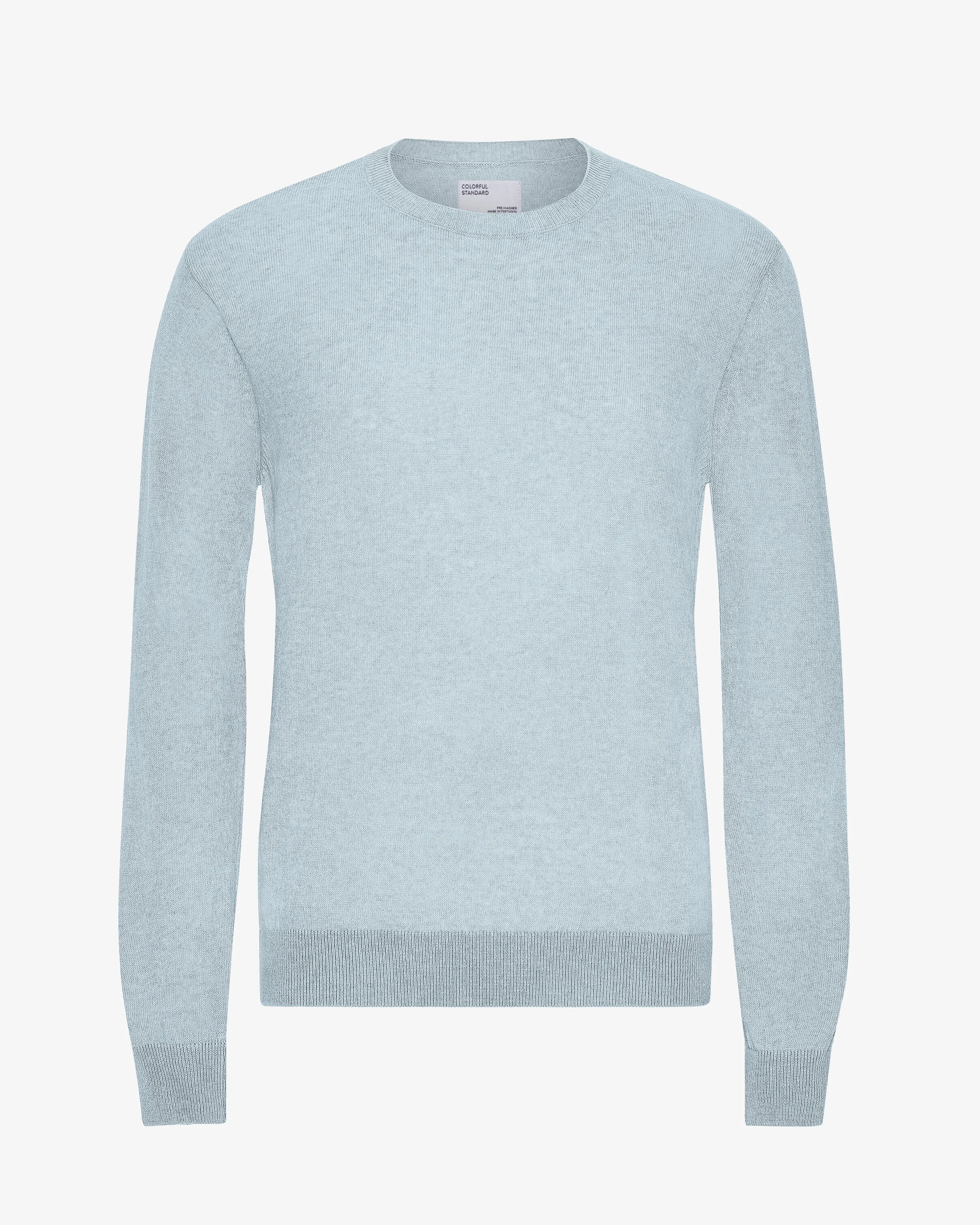 Light Merino Wool Crew - Polar Blue sold by Colorful Standard