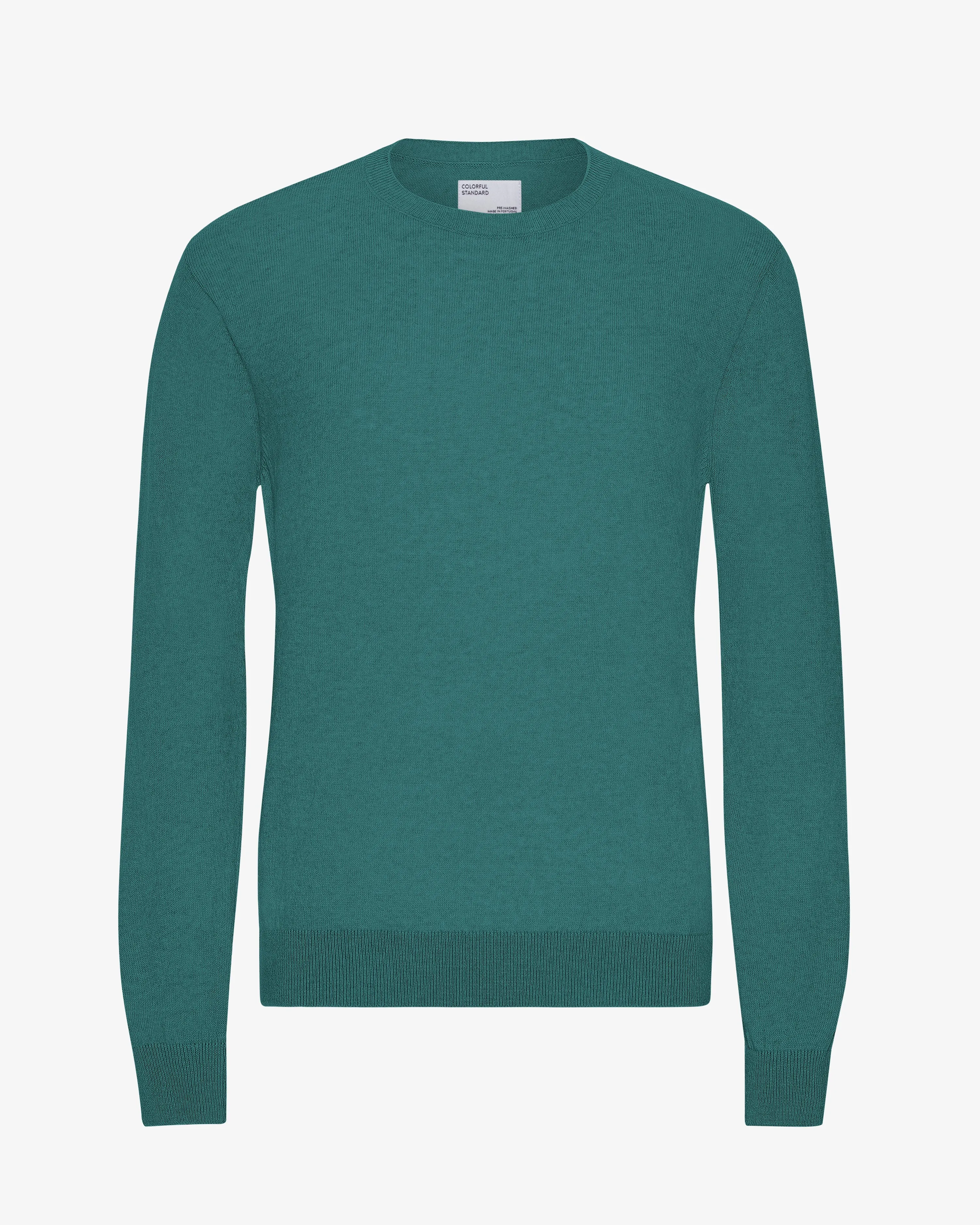 Light Merino Wool Crew - Ocean Green sold by Colorful Standard