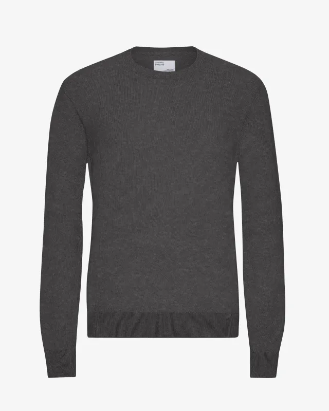 Light Merino Wool Crew - Lava Grey sold by Colorful Standard