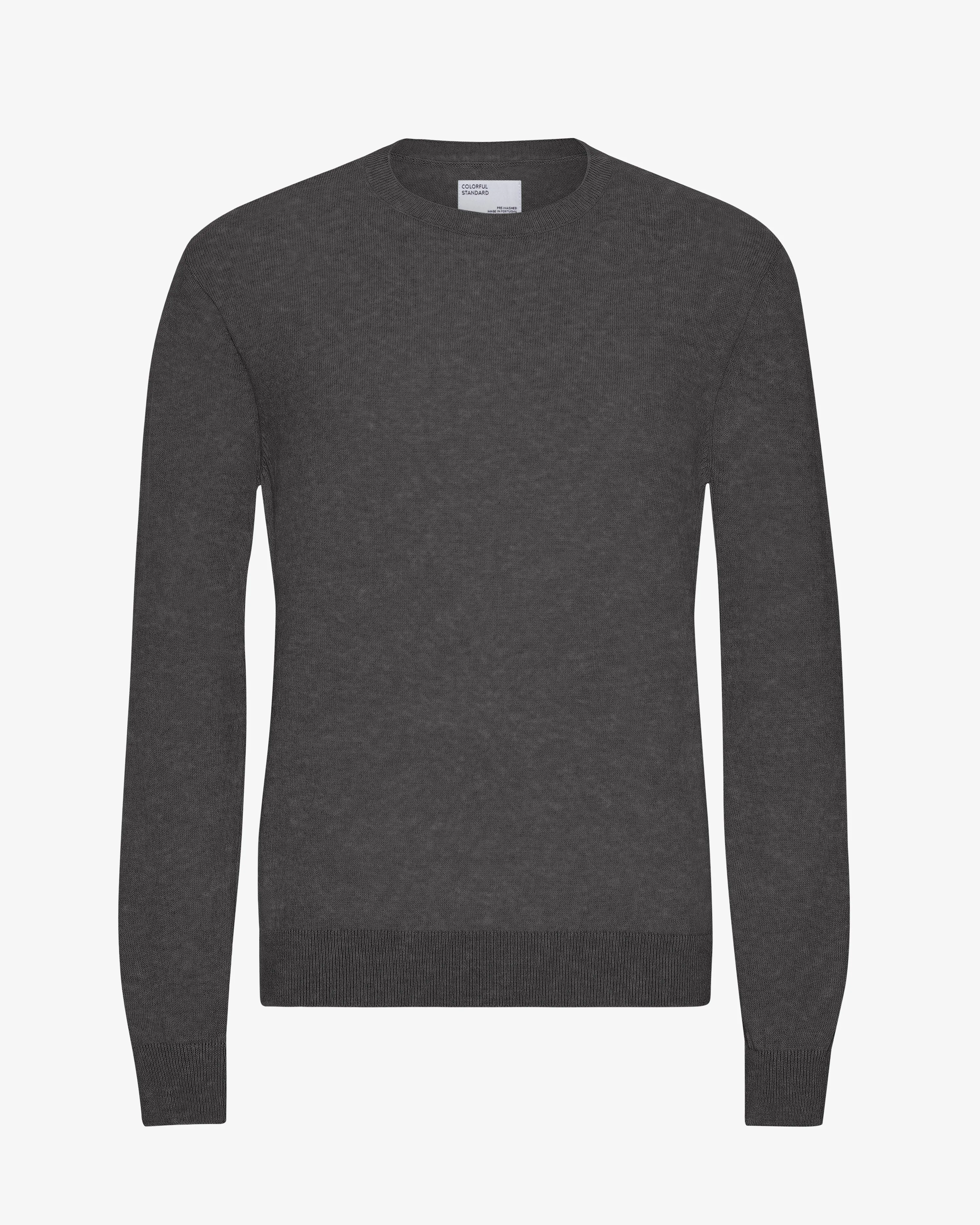 Light Merino Wool Crew - Lava Grey sold by Colorful Standard